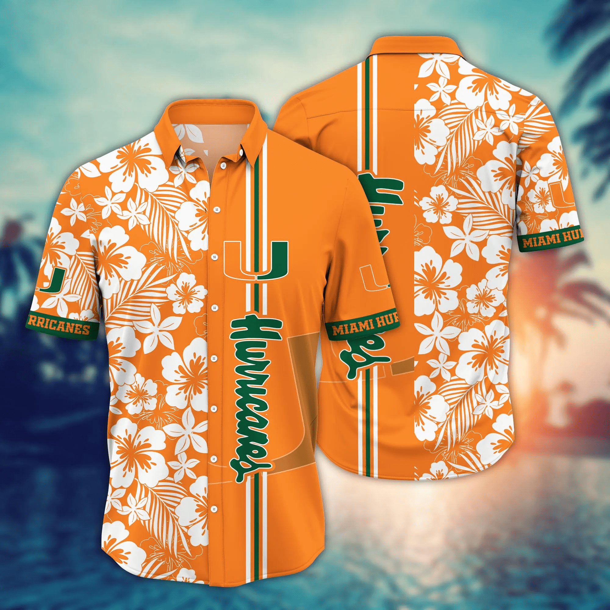 Miami Hurricanes NCAA Hawaiian Shirt Watermelonstime Aloha Shirt Miami Hurricanes NCAA Hawaiian Shirt Watermelonstime Aloha Shirt