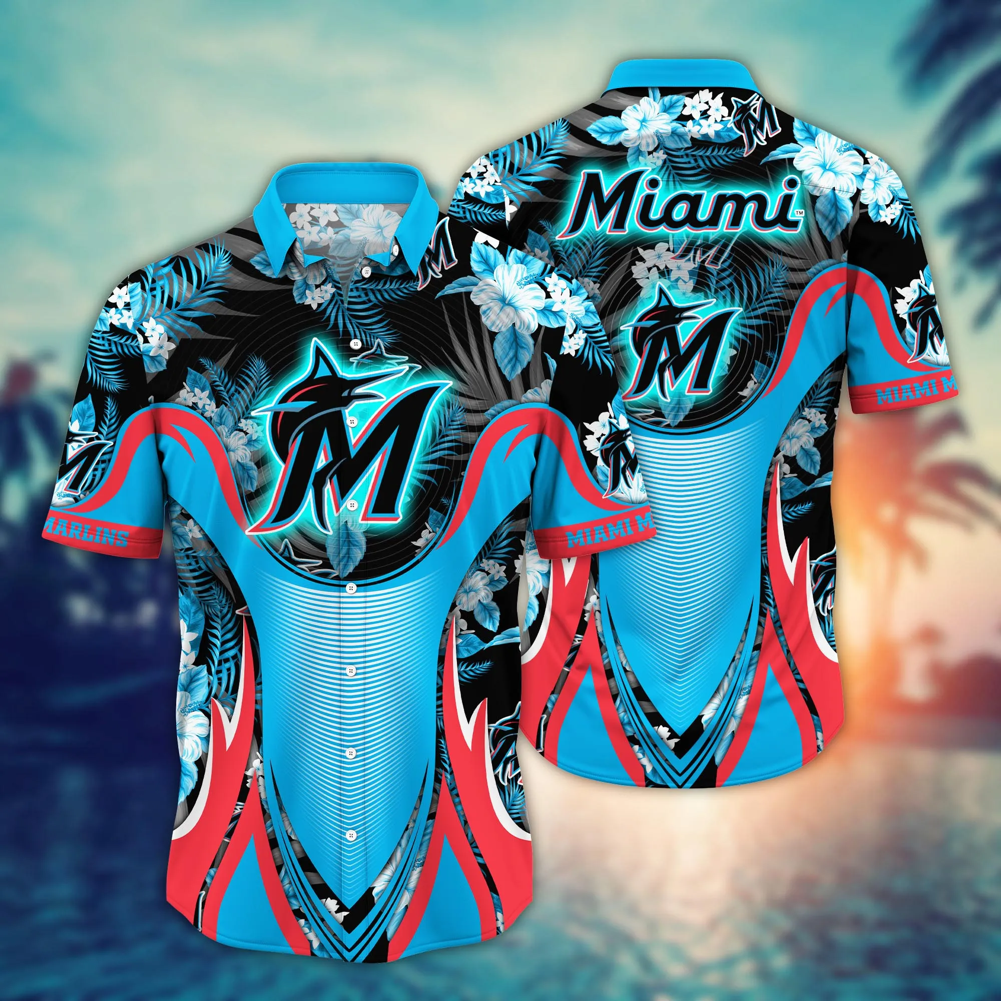 Miami Marlins MLB Hawaiian Shirt Festivals Aloha Shirt