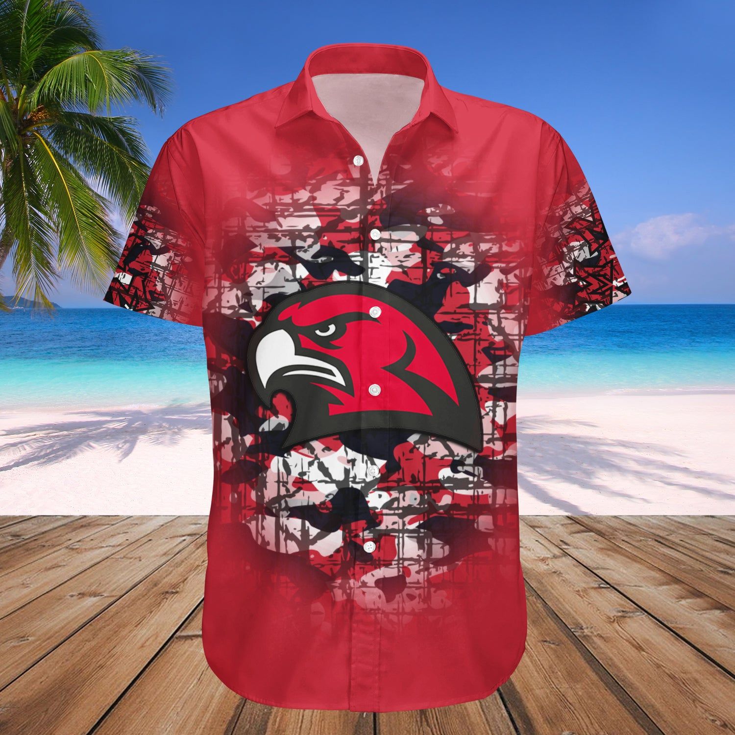 Miami Redhawks Hawaii Shirt Camouflage Vintage – NCAA