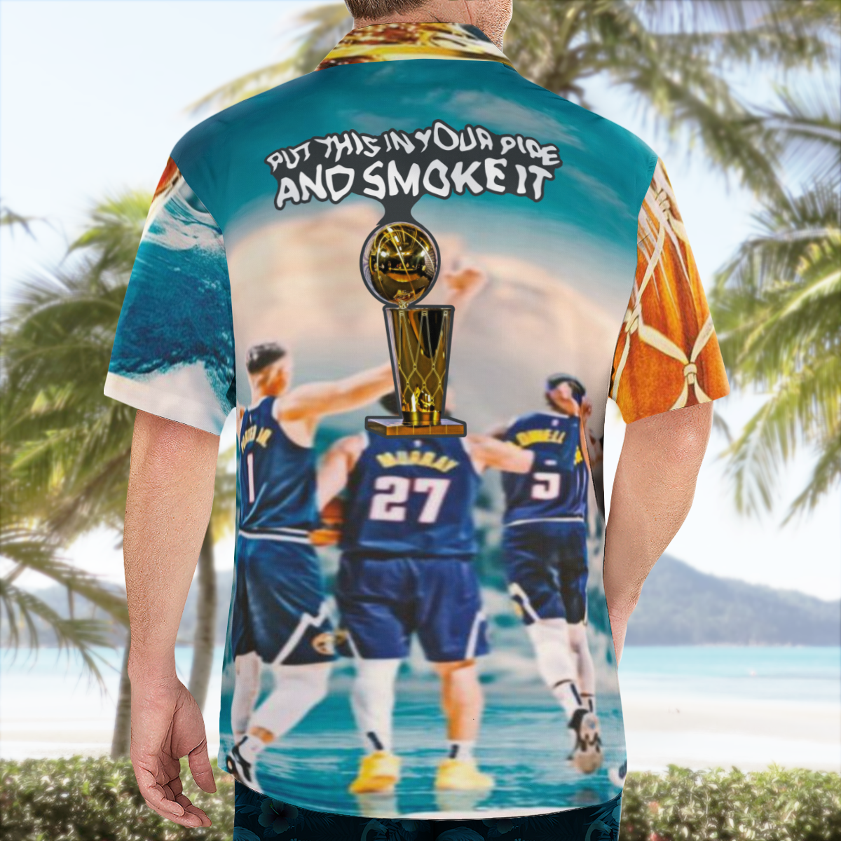 Michael Malone Denver Nuggets Put This In Your Pipe And Smoke It Hawaiian Shirt