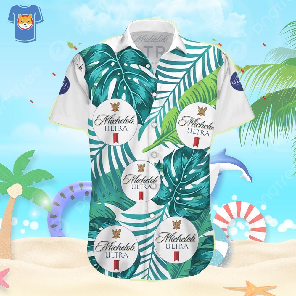 Michelob Ultra Beer Summer Beach Shirt Men And Women Gift Hawaiian Shirt