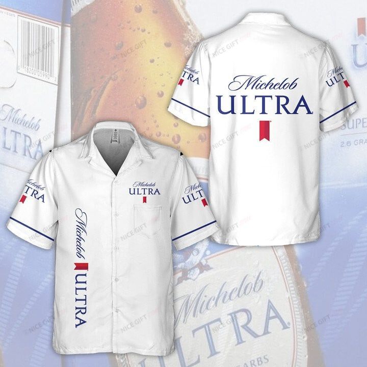 Michelob Ultra Custom Aloha Themed Hawaiian Shirt