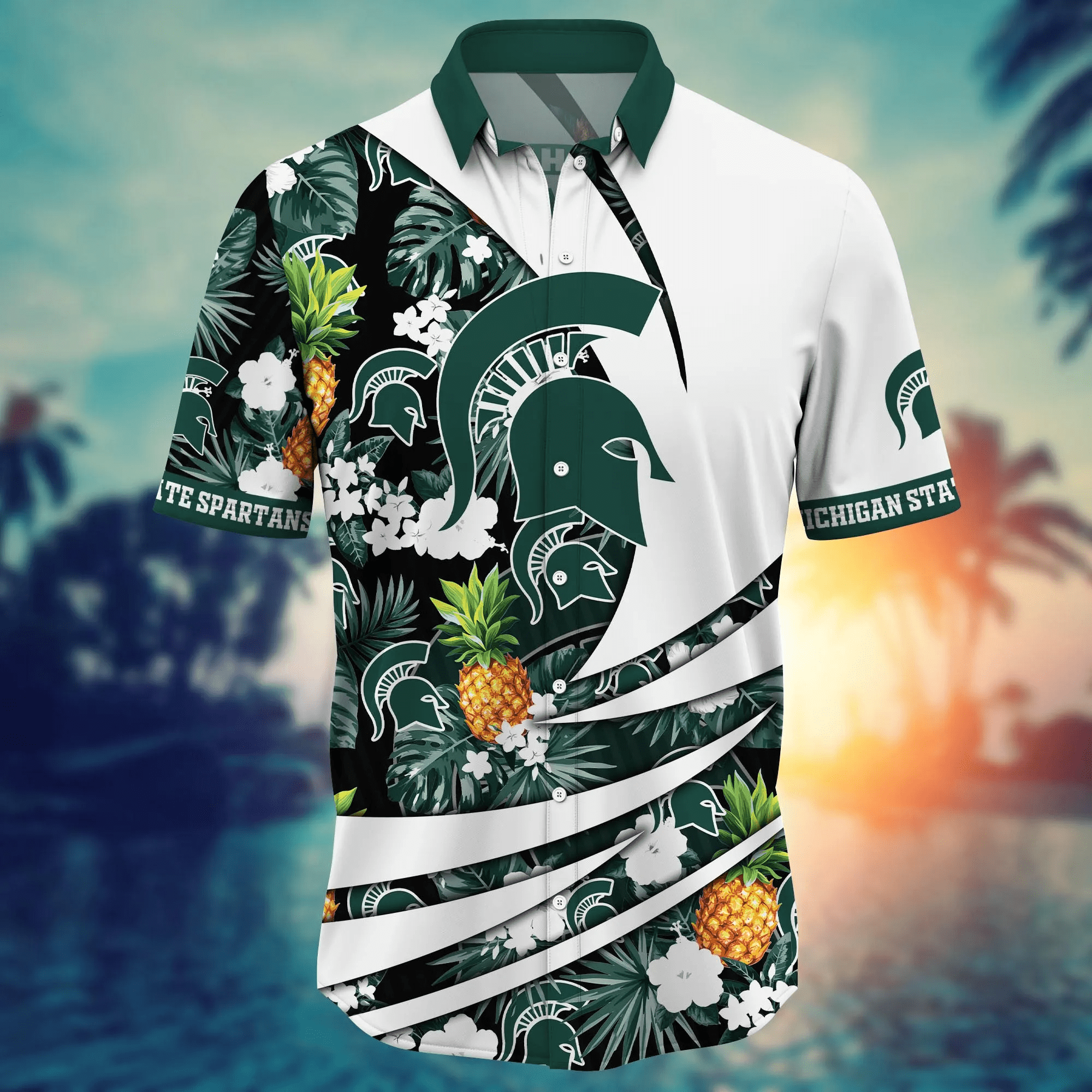 Michigan State Spartans NCAA Hawaiian Shirt Hot Season Aloha Shirt