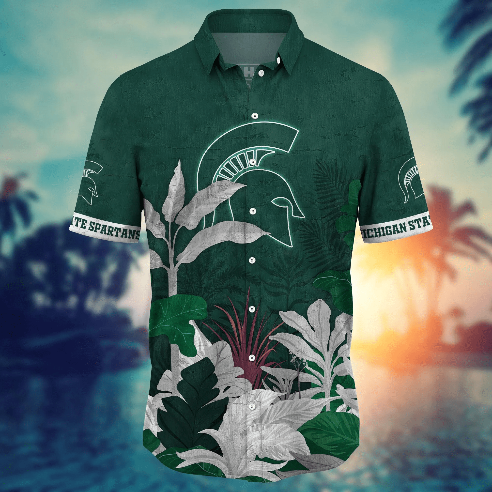 Michigan State Spartans NCAA Hawaiian Shirt July Aloha Shirt