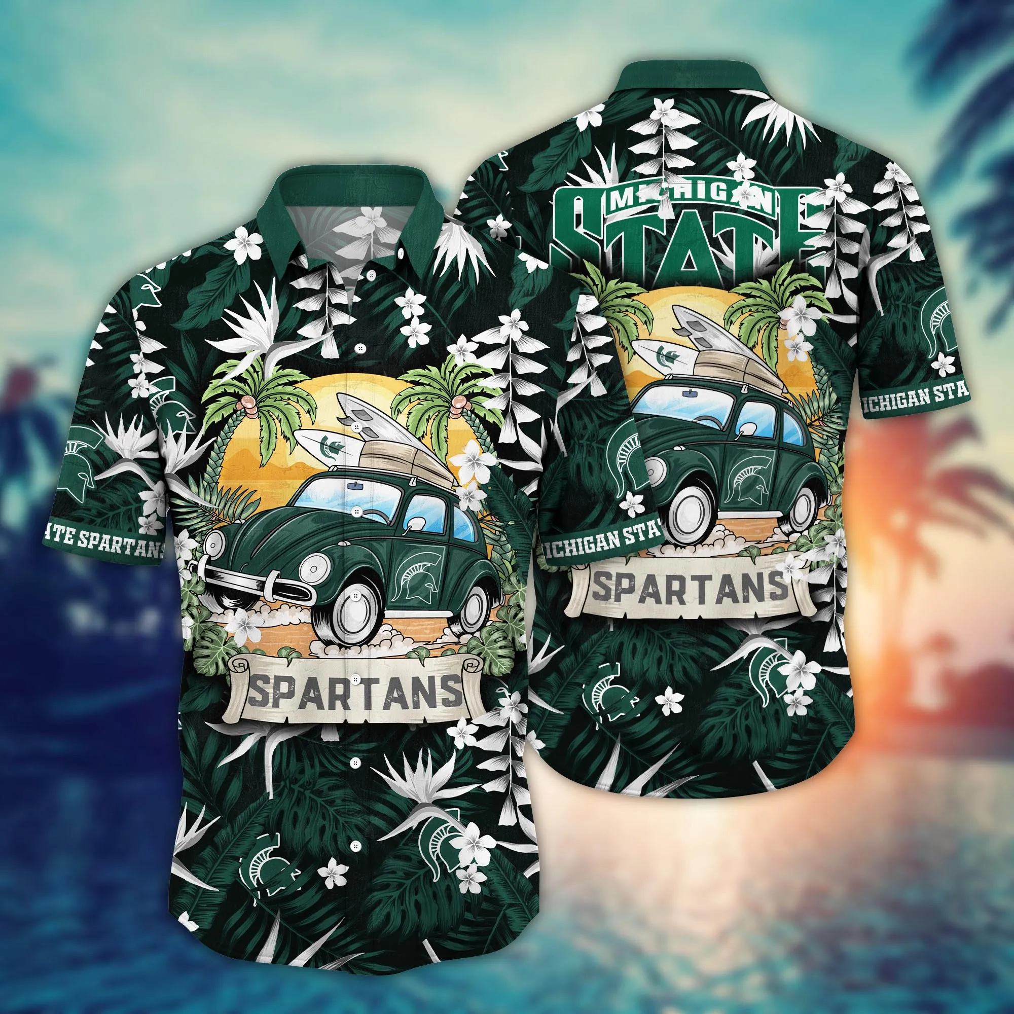 Michigan State Spartans NCAA Hawaiian Shirt Summer Fruitstime Aloha Shirt Michigan State Spartans NCAA Hawaiian Shirt Summer Fruitstime Aloha Shirt