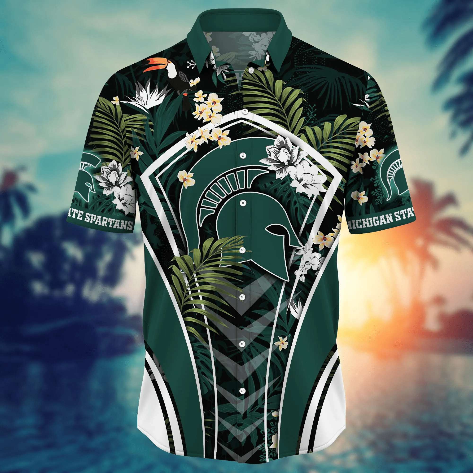 Michigan State Spartans NCAA Hawaiian Shirt Watermelons Aloha Shirt