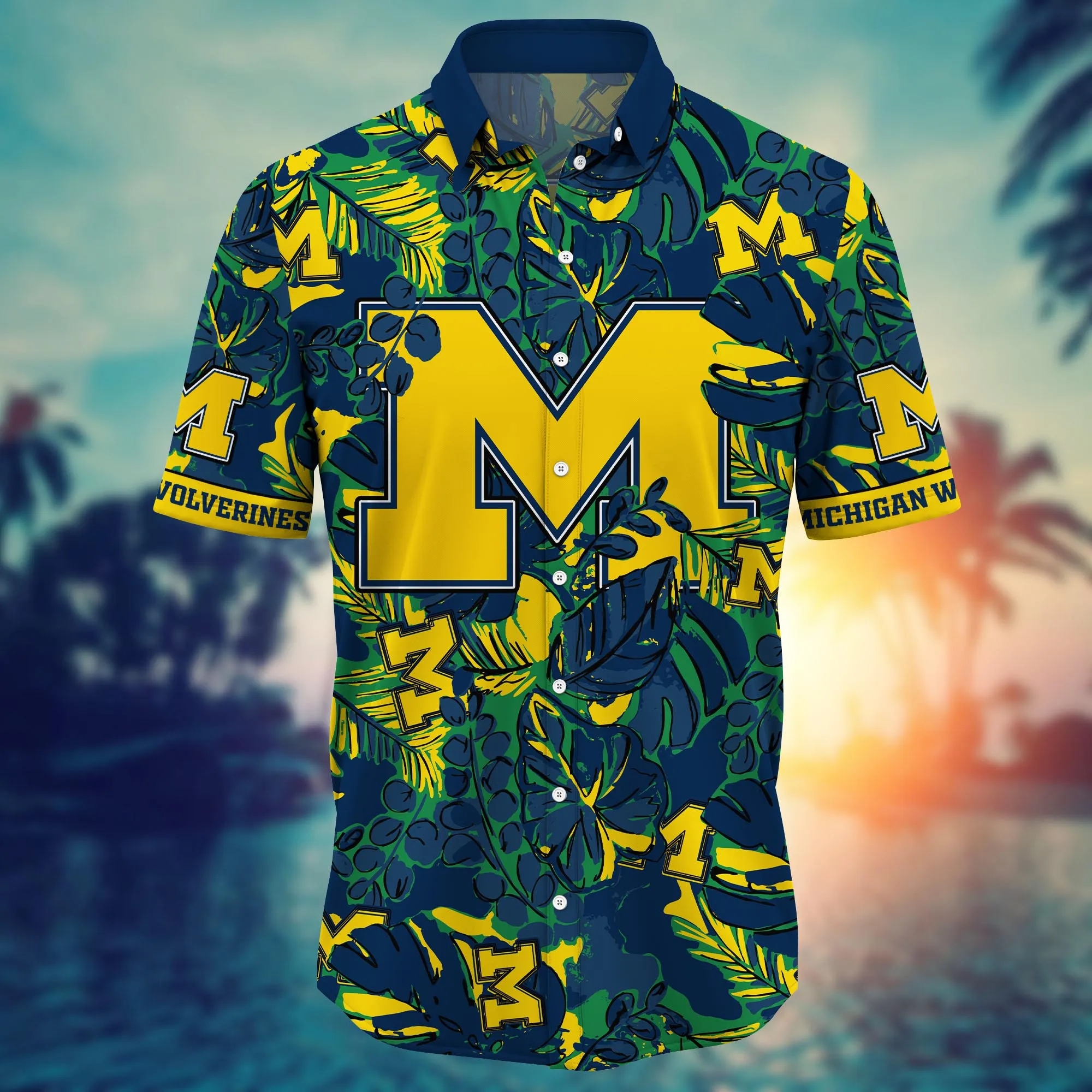 Michigan Wolverines NCAA Hawaiian Shirt Mosquito Bites Championship Game Shirts