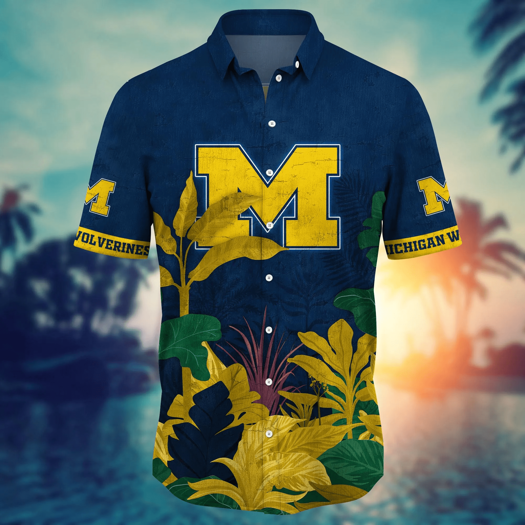 Michigan Wolverines NCAA Hawaiian Shirt Summery Aloha Shirt
