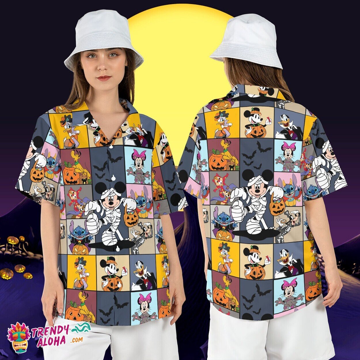Mickey Friends Halloween Party Trick Treat Disneyland Shirt