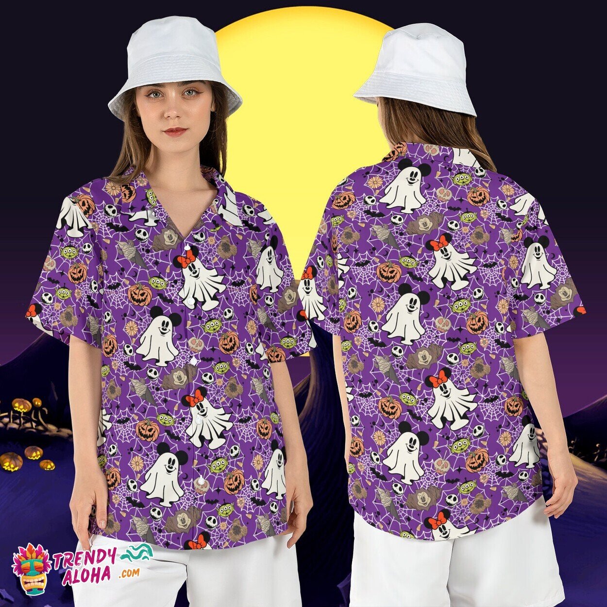 Mickey Minnie Ghost Spooky Halloween Season Boo Bash WDW Shirt