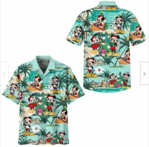 Mickey Mouse 3D Halloween Hawaiian Beach Christmas Festive Gift Theme Shirt