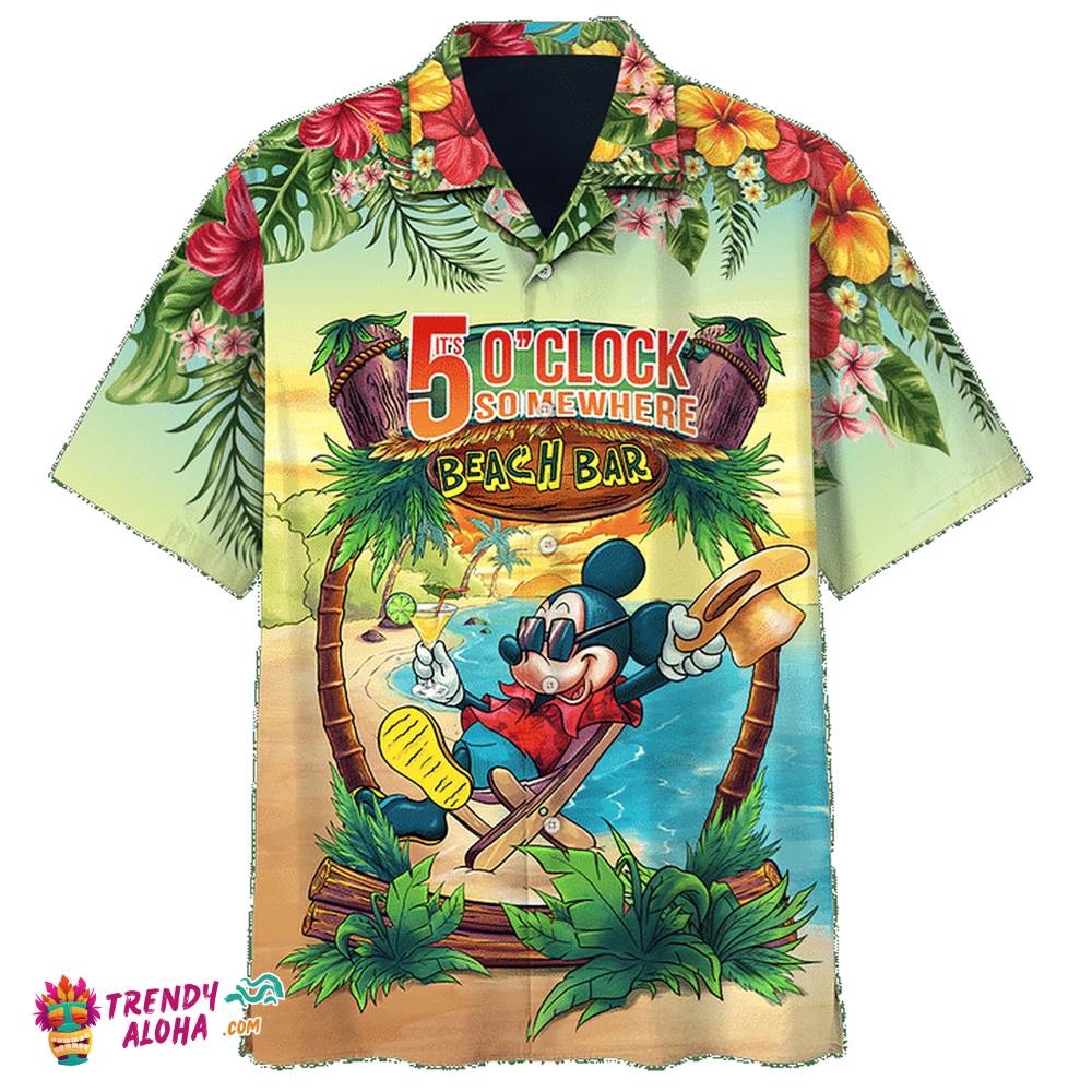 Mickey Mouse Aloha Shirt For Summer – Add Some Disney Magic To Your Vacation Wardrobe