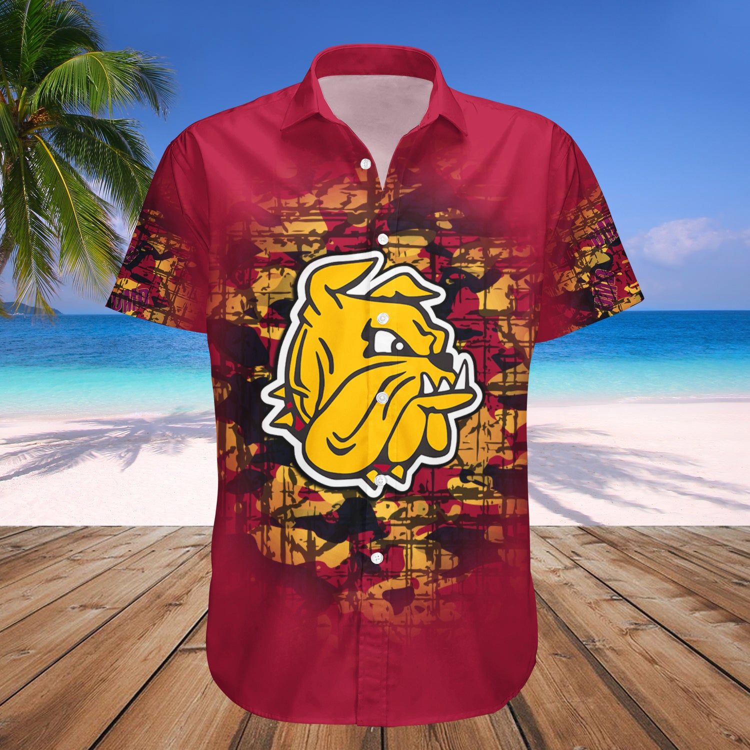 Minnesota-Duluth Bulldogs Hawaii Shirt Camouflage Vintage – NCAA