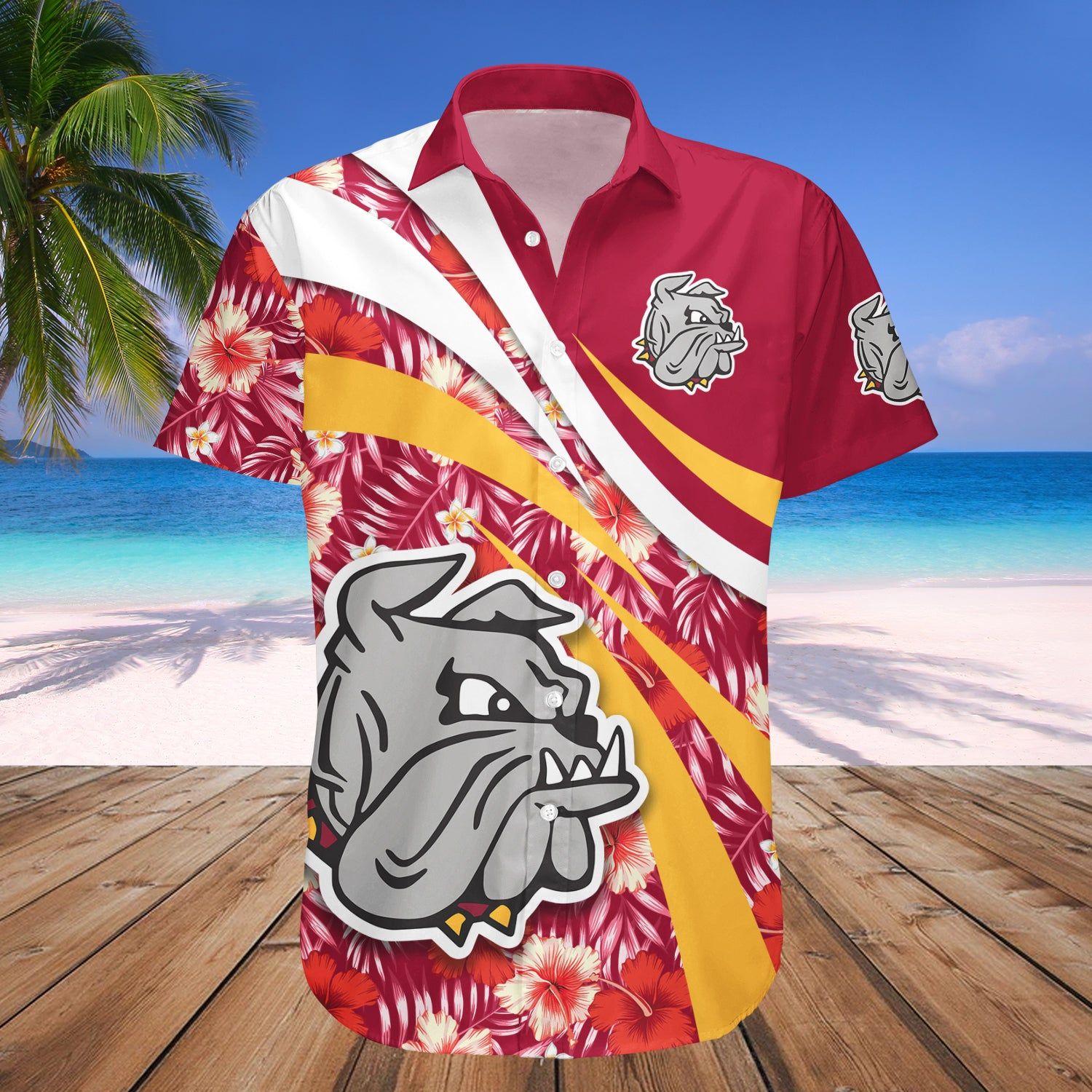 Minnesota-Duluth Bulldogs Hawaii Shirt Hibiscus Sport Style – NCAA