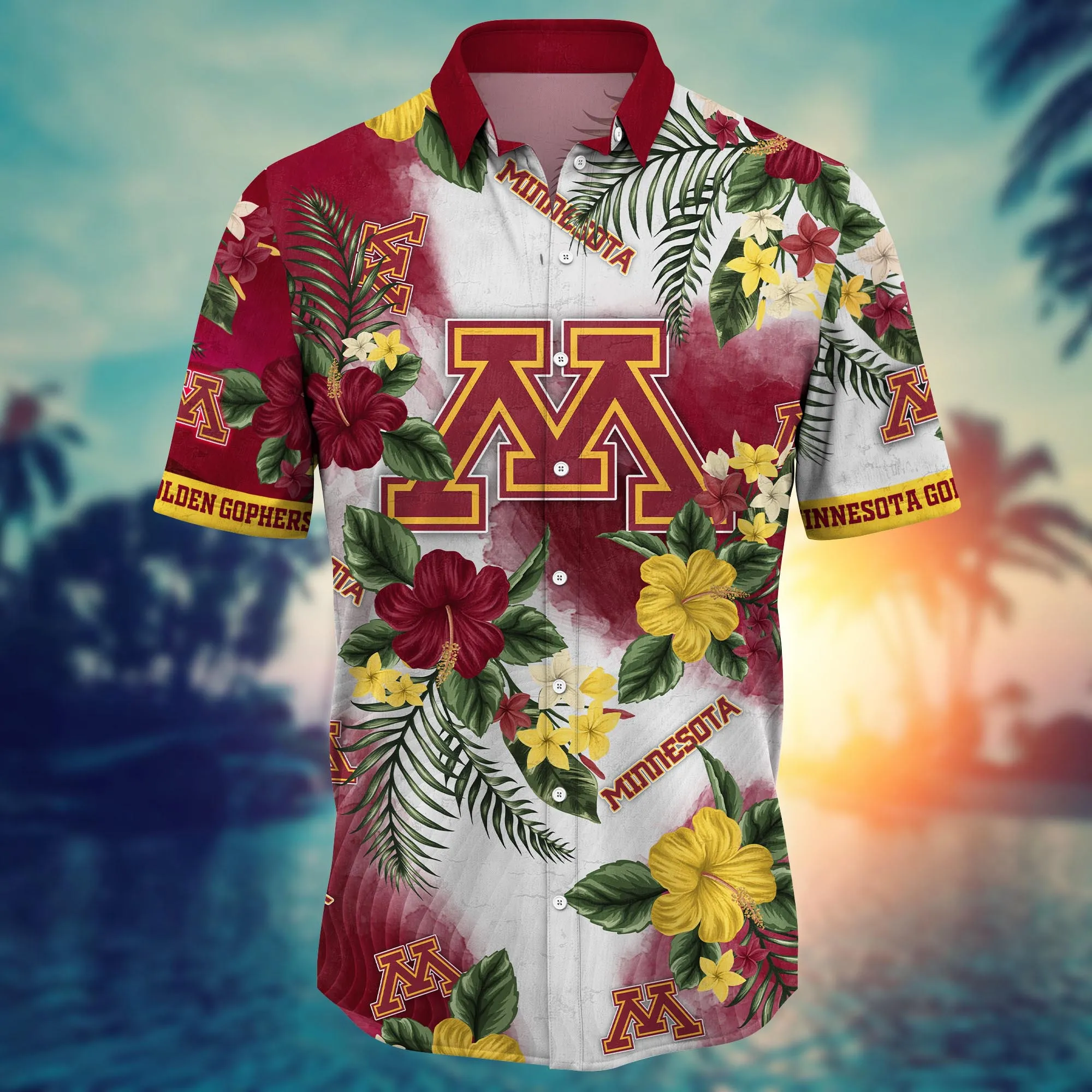 Minnesota Golden Gophers NCAA Hawaiian Shirt Air Conditioningtime Aloha Shirt