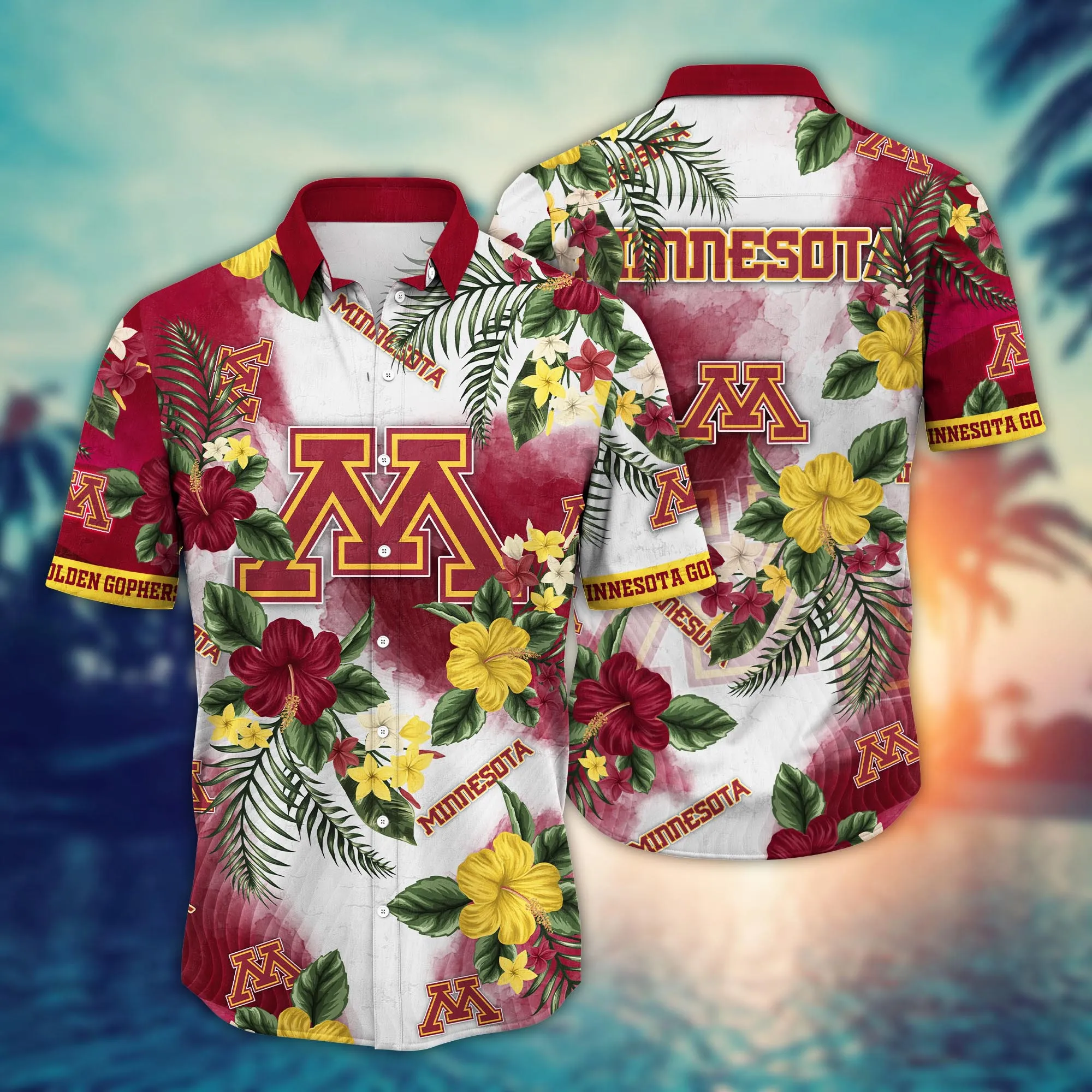 Minnesota Golden Gophers NCAA Hawaiian Shirt Air Conditioningtime Aloha Shirt Minnesota Golden Gophers NCAA Hawaiian Shirt Air Conditioningtime Aloha Shirt