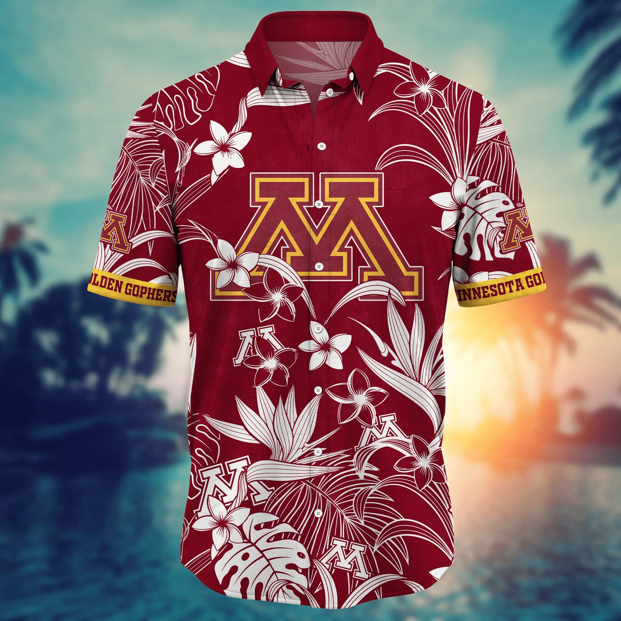 Minnesota Golden Gophers NCAA Hawaiian Shirt Augusttime Aloha Shirt