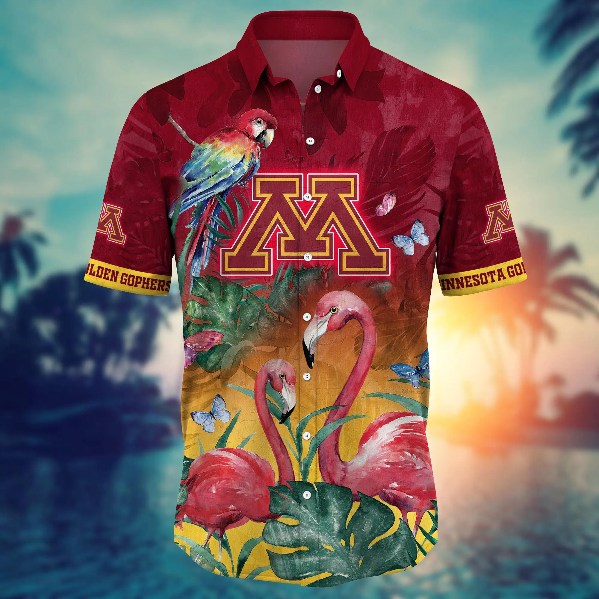 Minnesota Golden Gophers NCAA Hawaiian Shirt Coconut Water Aloha Shirt