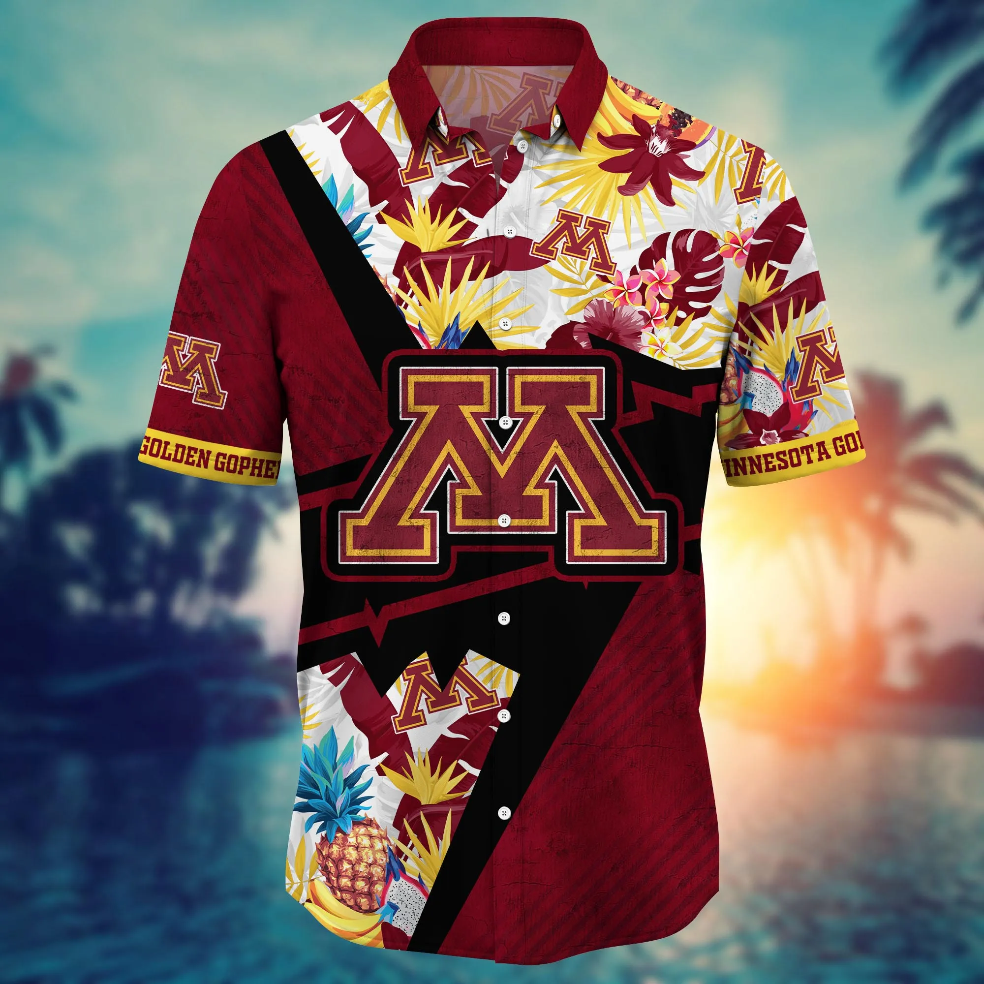 Minnesota Golden Gophers NCAA Hawaiian Shirt High Temperatures 11-A-Side Shirts