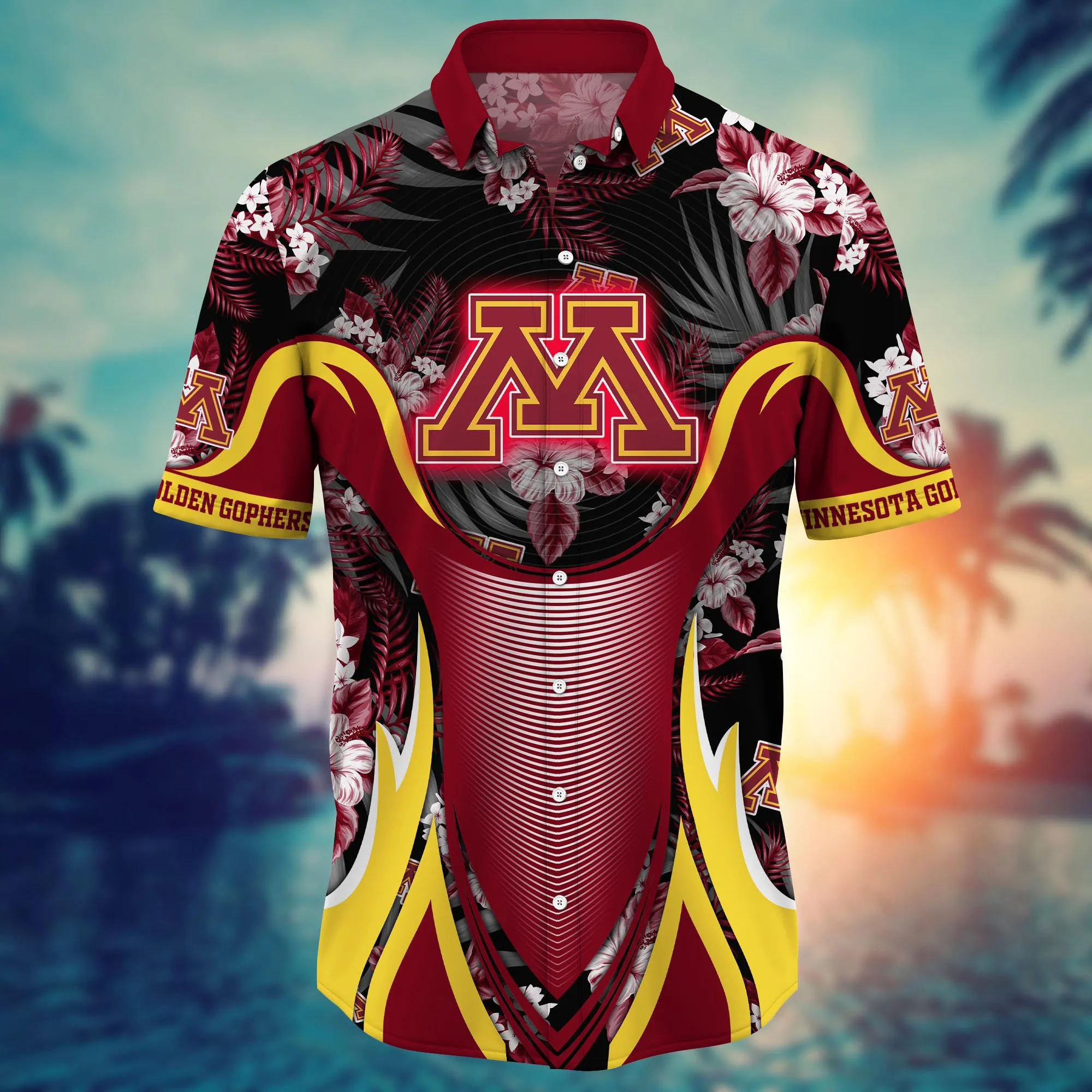 Minnesota Golden Gophers NCAA Hawaiian Shirt Long Days Aloha Shirt
