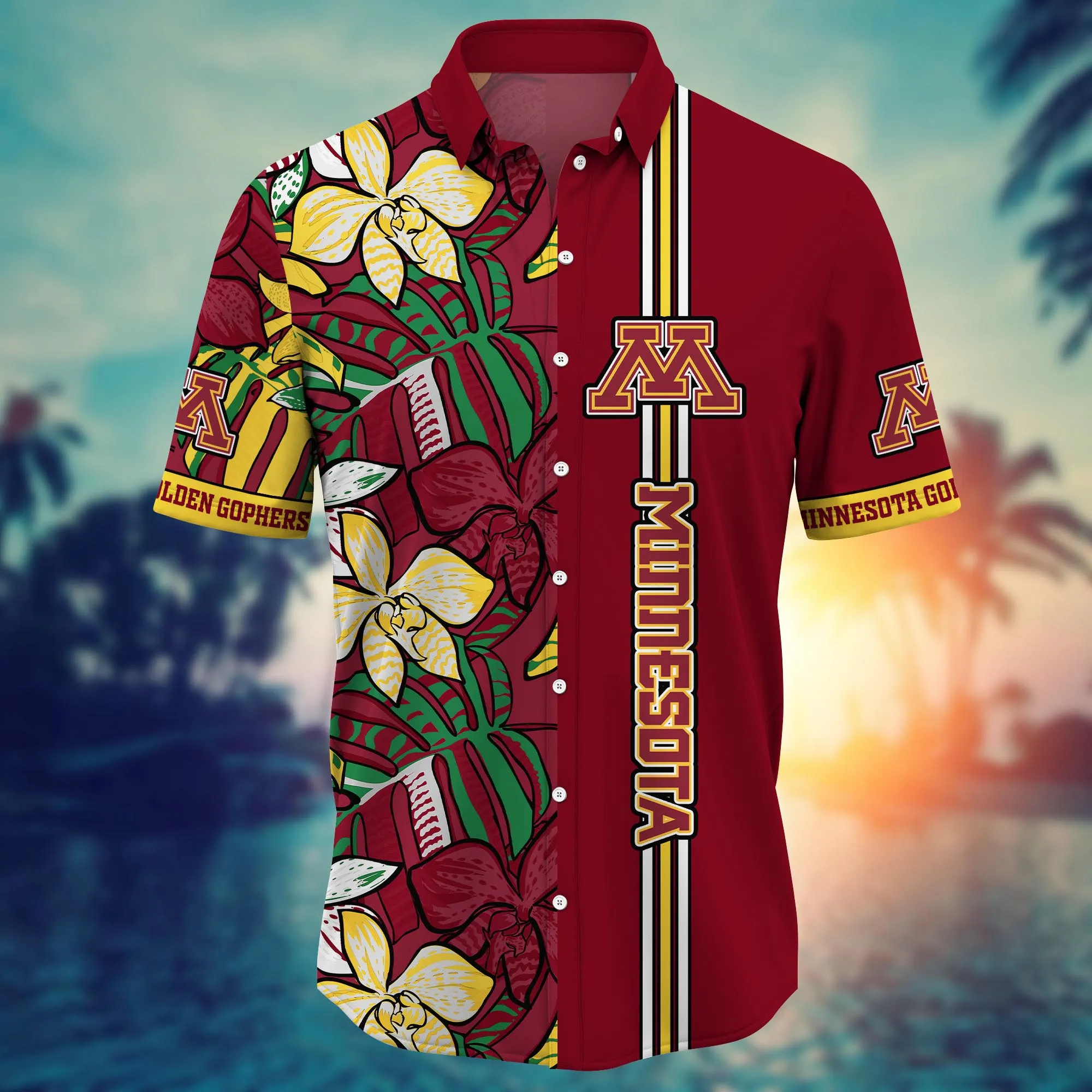 Minnesota Golden Gophers NCAA Hawaiian Shirt Music Festivals Qualifying Match Shirts