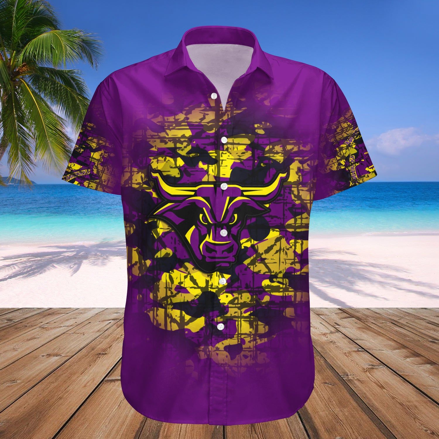 Minnesota State Mavericks Hawaii Shirt Camouflage Vintage – NCAA