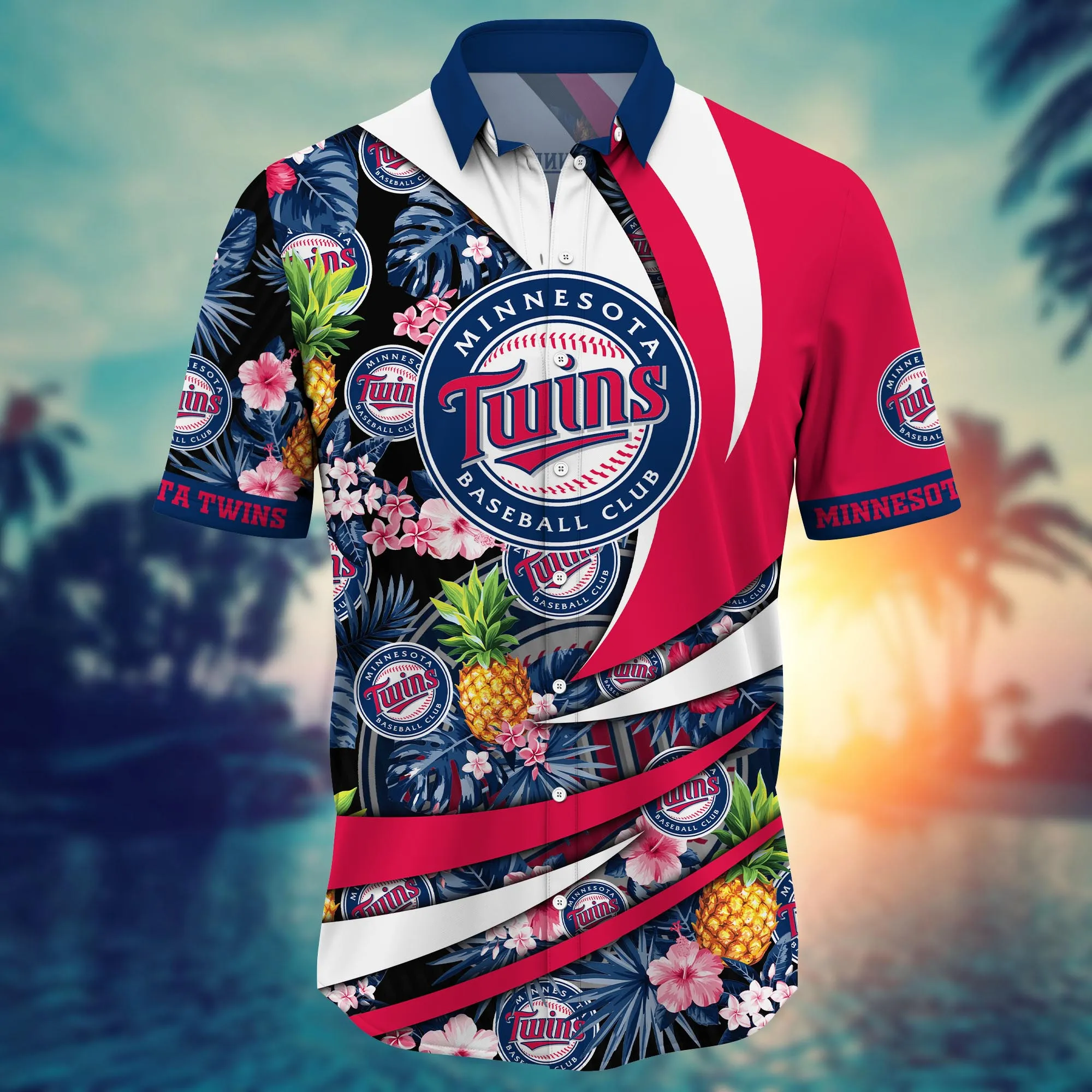Minnesota Twins Hawaiian Shirt June Aloha Shirt