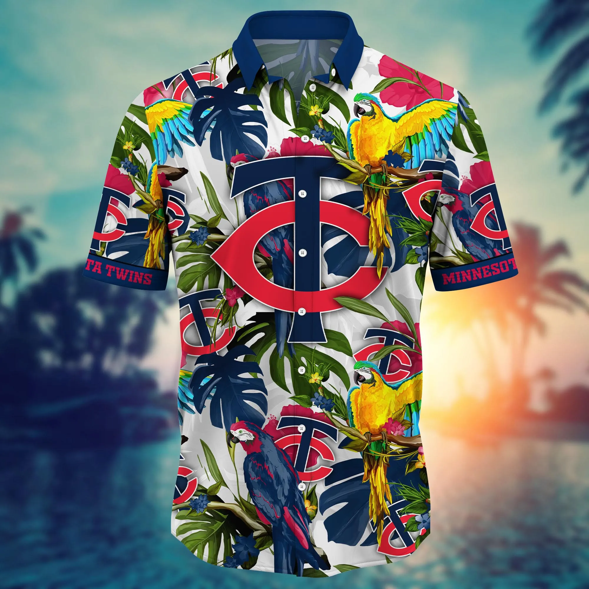 Minnesota Twins MLB Hawaiian Shirt Hikingtime Aloha Shirt