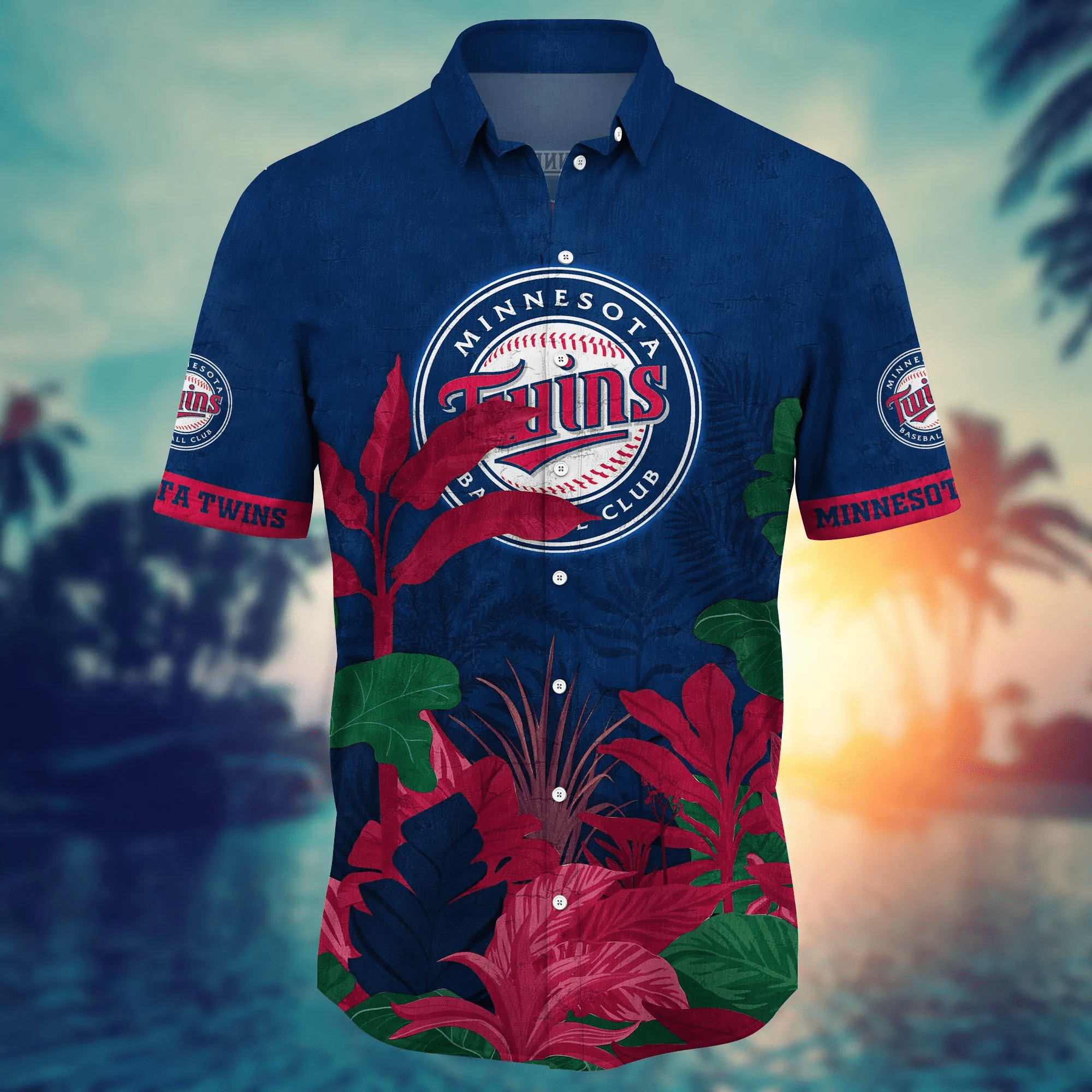 Minnesota Twins MLB Hawaiian Shirt Vacation Spots Aloha Shirt