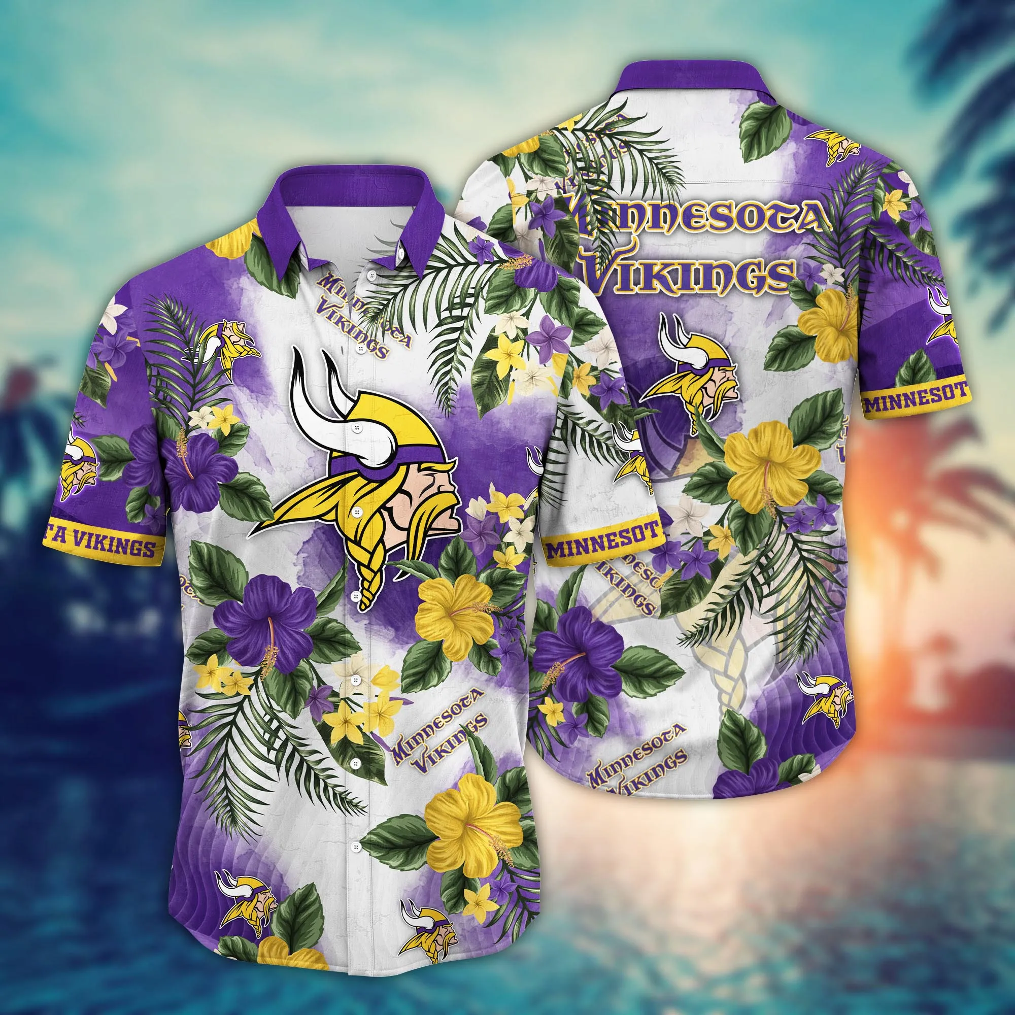 Minnesota Vikings NFL Hawaiian Shirt Air Conditioningtime Aloha Shirt Minnesota Vikings NFL Hawaiian Shirt Air Conditioningtime Aloha Shirt