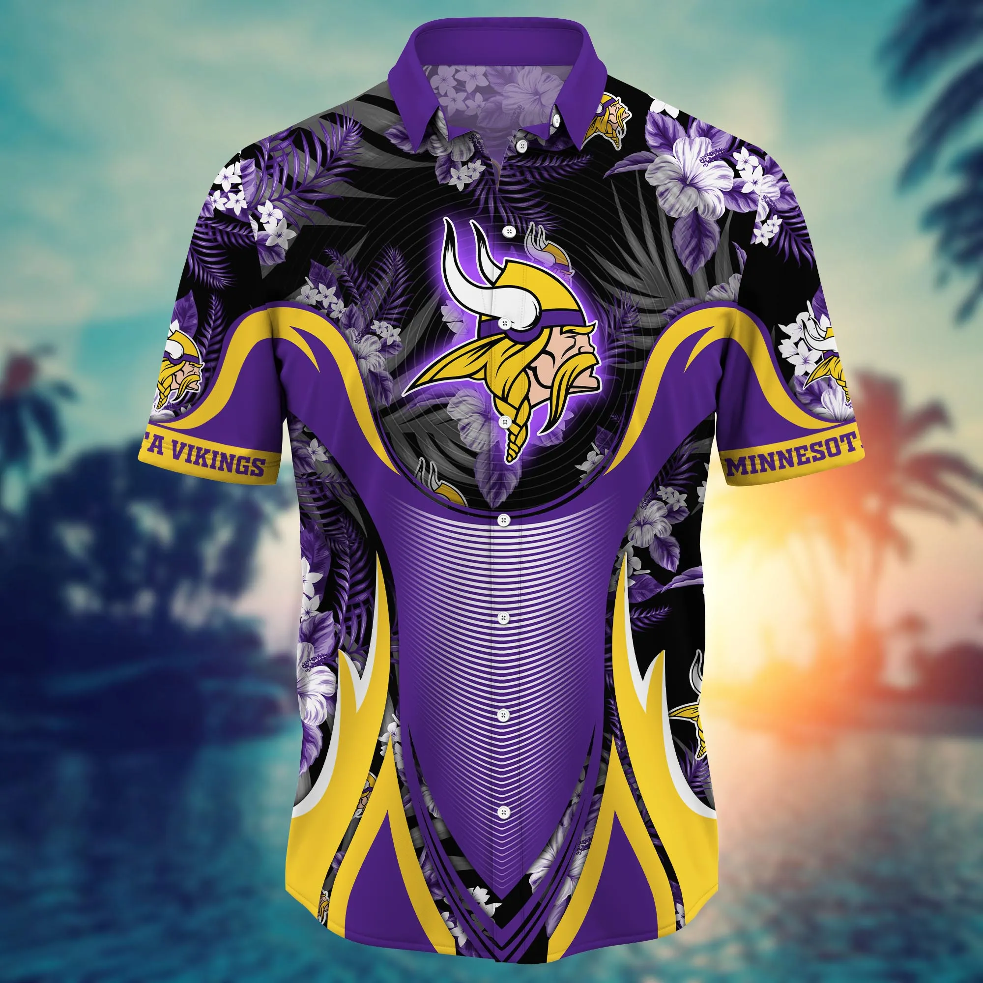 Minnesota Vikings NFL Hawaiian Shirt Mid-Year Soccer Sport Shirts