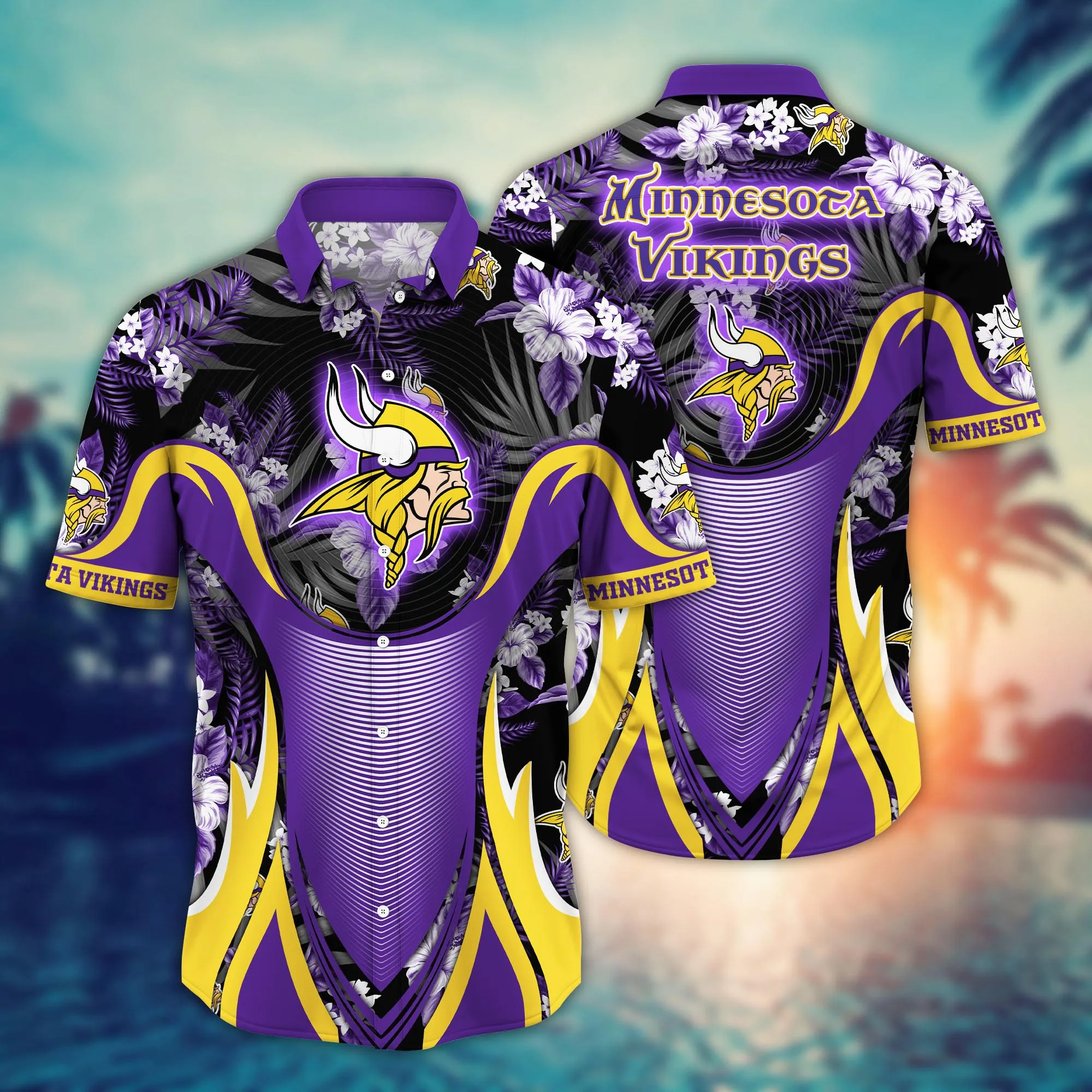 Minnesota Vikings NFL Hawaiian Shirt Mid-Year Soccer Sport Shirts