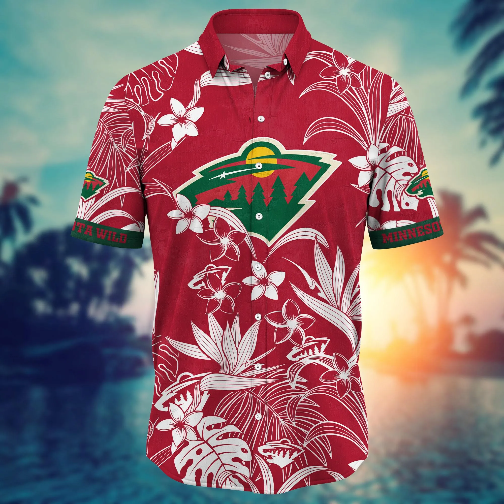 Minnesota Wild NHL Hawaiian Shirt Vacation Aloha Shirt
