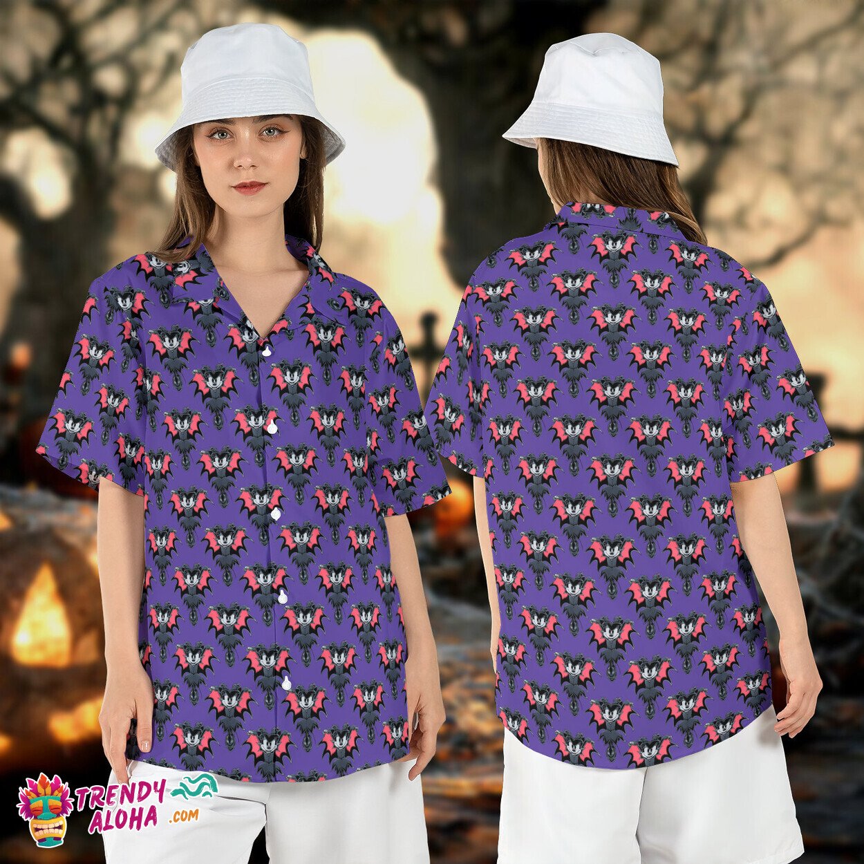 Minnie Batman Not So Scary Halloween Mickey Party Spooky Shirt