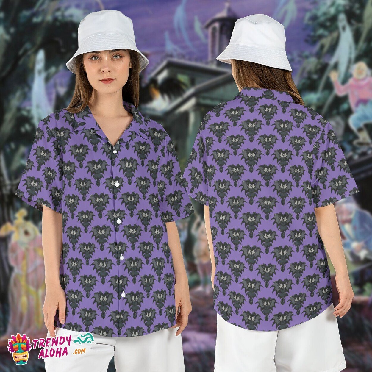 Minnie Haunted Mansion Vampire Halloween Foolish Mortals Top