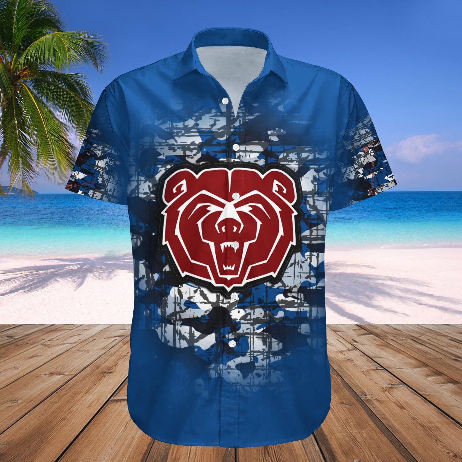 Missouri State Bears Hawaii Shirt Camouflage Vintage – NCAA