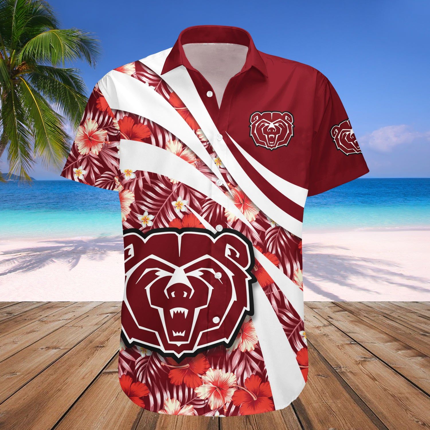 Missouri State Bears Hawaii Shirt Hibiscus Sport Style – NCAA
