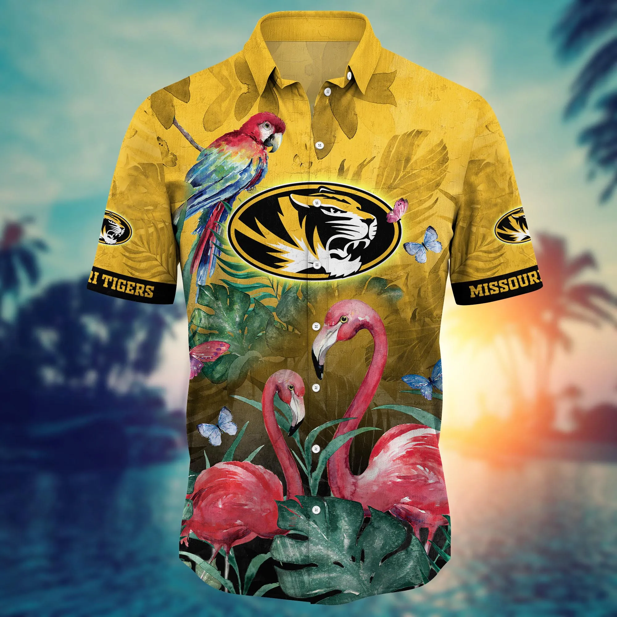 Missouri Tigers NCAA Hawaiian Shirt Beach Days Aloha Shirt