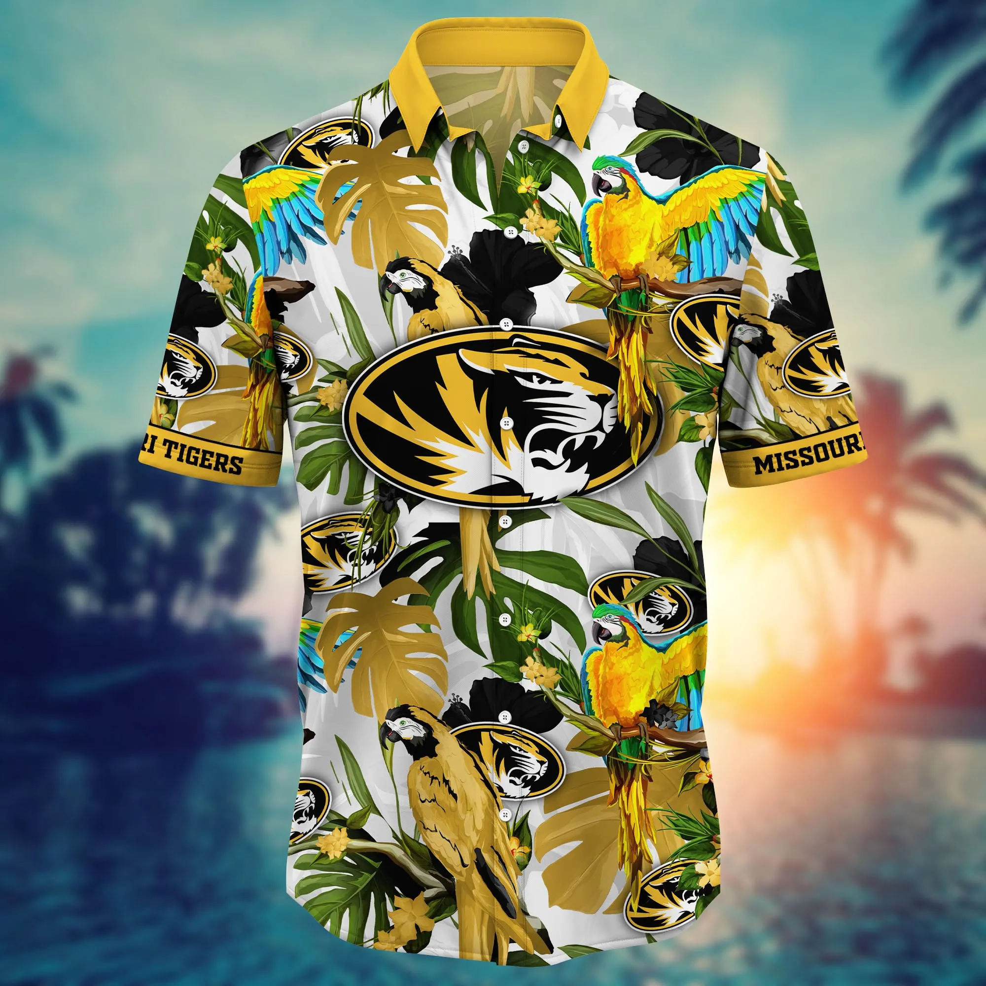 Missouri Tigers NCAA Hawaiian Shirt Lemonade Standstime Aloha Shirt