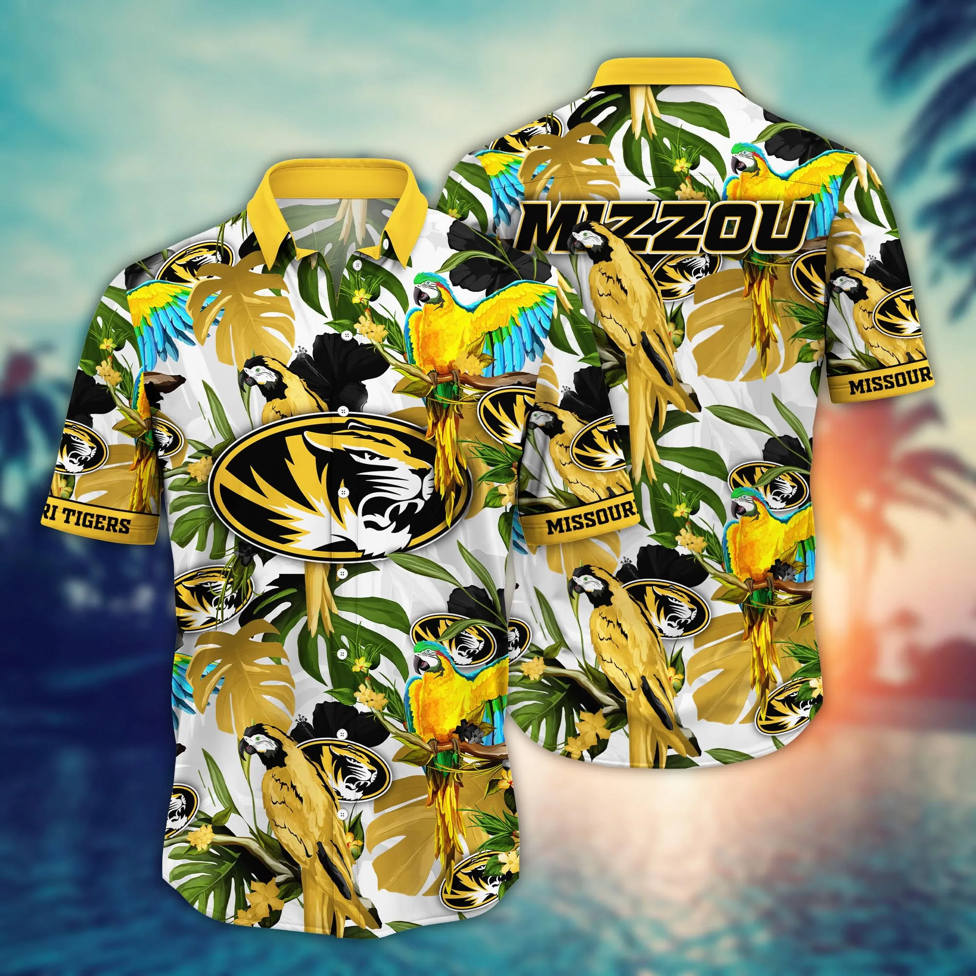 Missouri Tigers NCAA Hawaiian Shirt Lemonade Standstime Aloha Shirt
