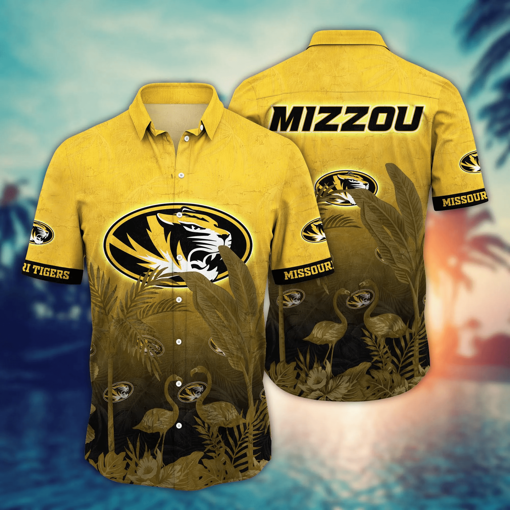 Missouri Tigers NCAA Hawaiian Shirt Midsummertime Aloha Shirt