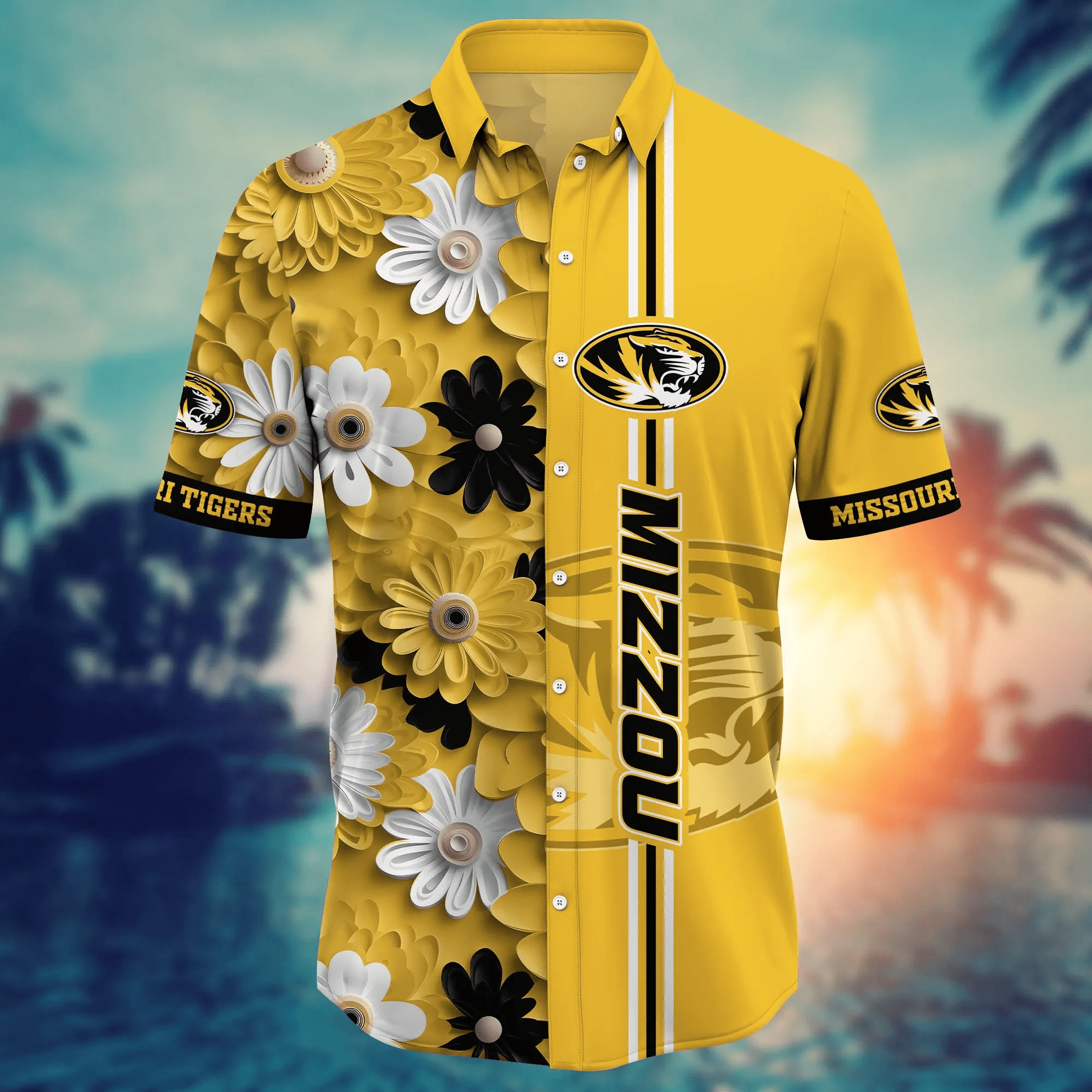 Missouri Tigers NCAA Hawaiian Shirt Radiant Aloha Shirt