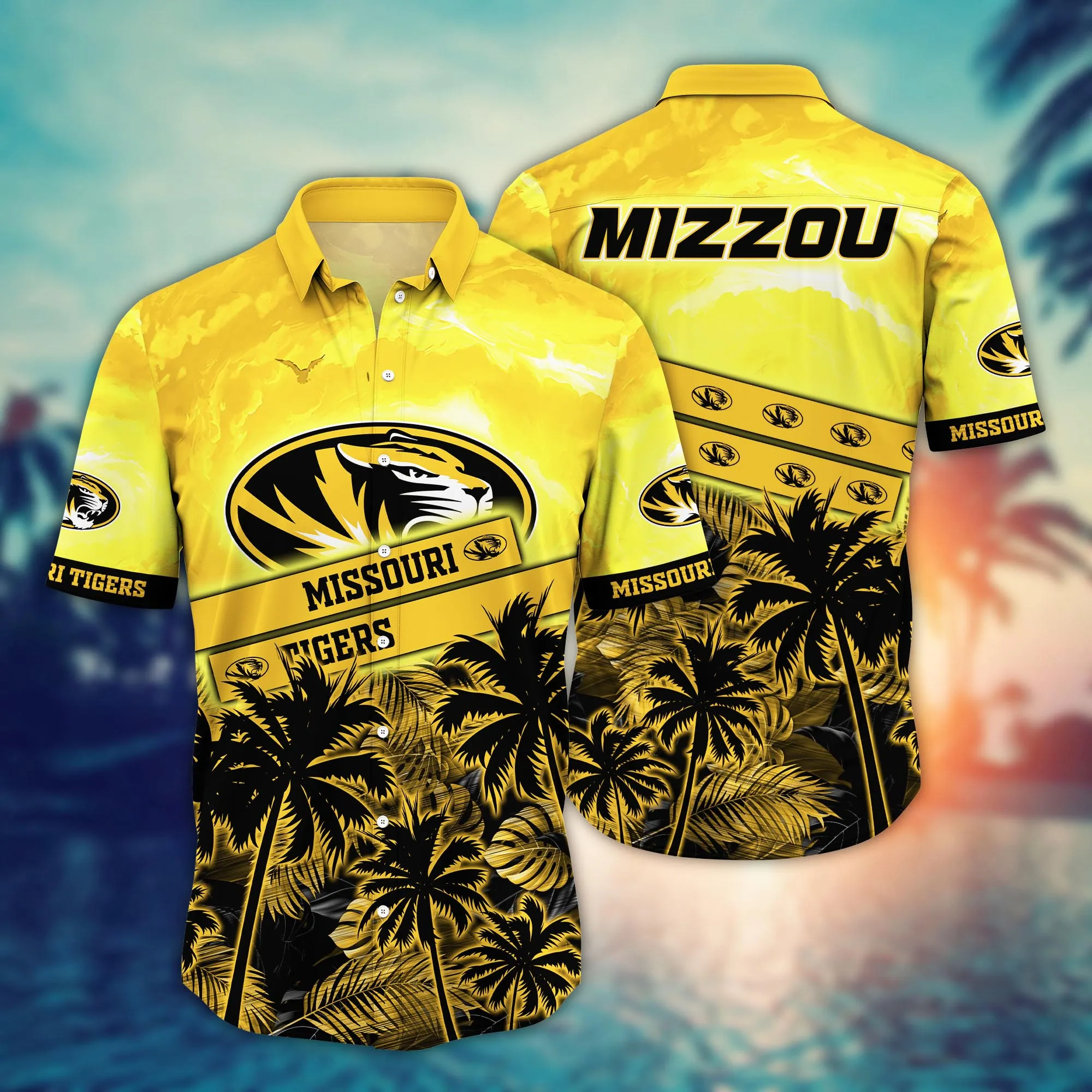 Missouri Tigers NCAA Hawaiian Shirt Sea Breeze Aloha Shirt