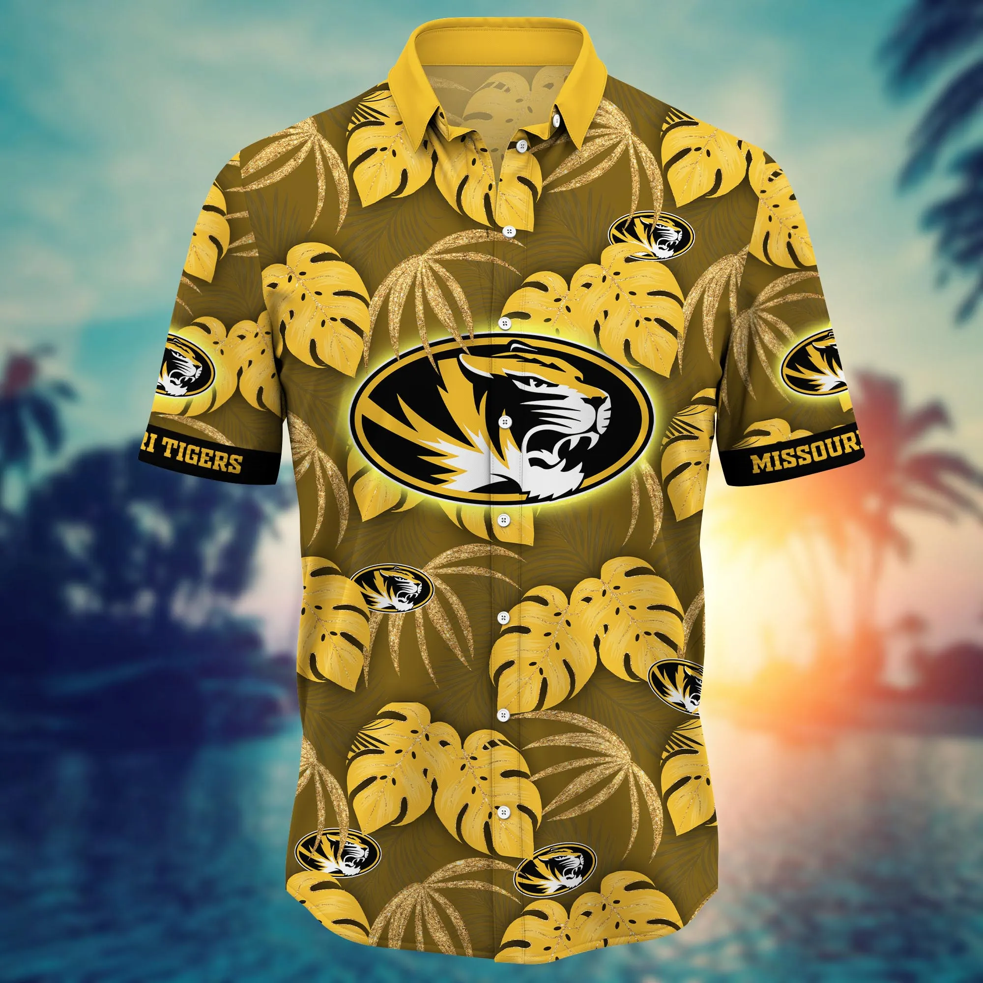 Missouri Tigers NCAA Hawaiian Shirt Sunbathe Aloha Shirt