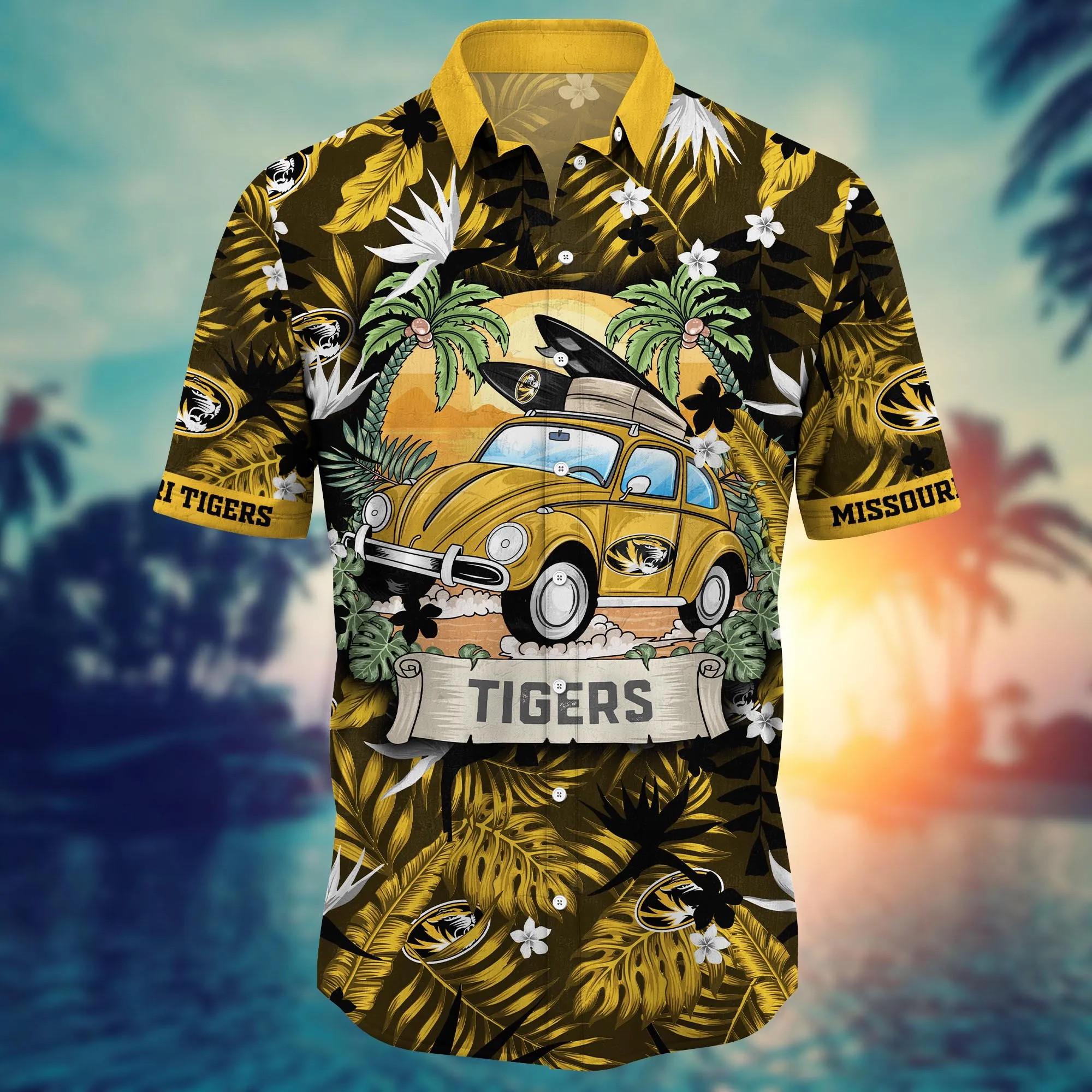 Missouri Tigers NCAA Hawaiian Shirt Sunglassestime Aloha Shirt
