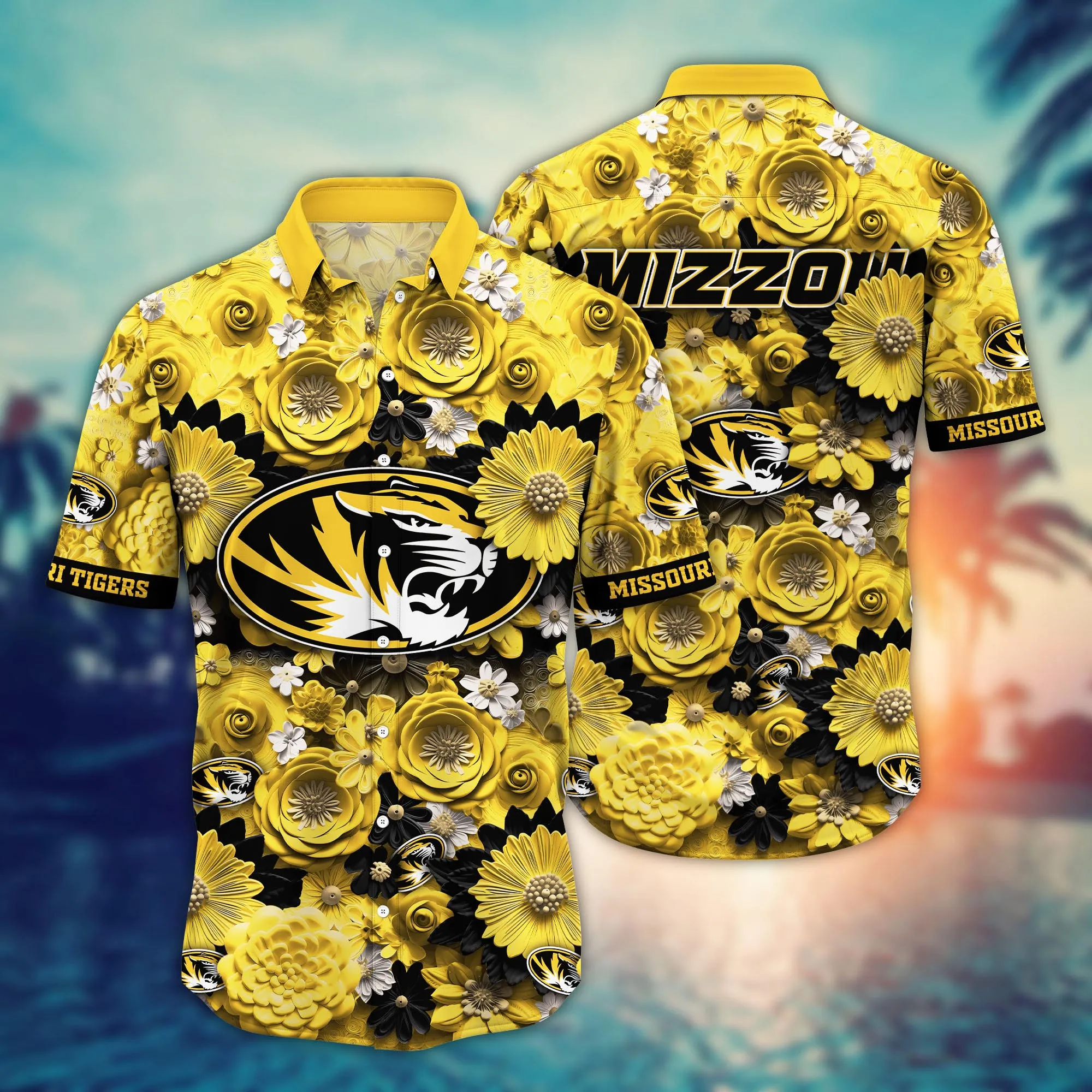 Missouri Tigers NCAA Hawaiian Shirt Trending For This Summer Customize Shirt Any Team