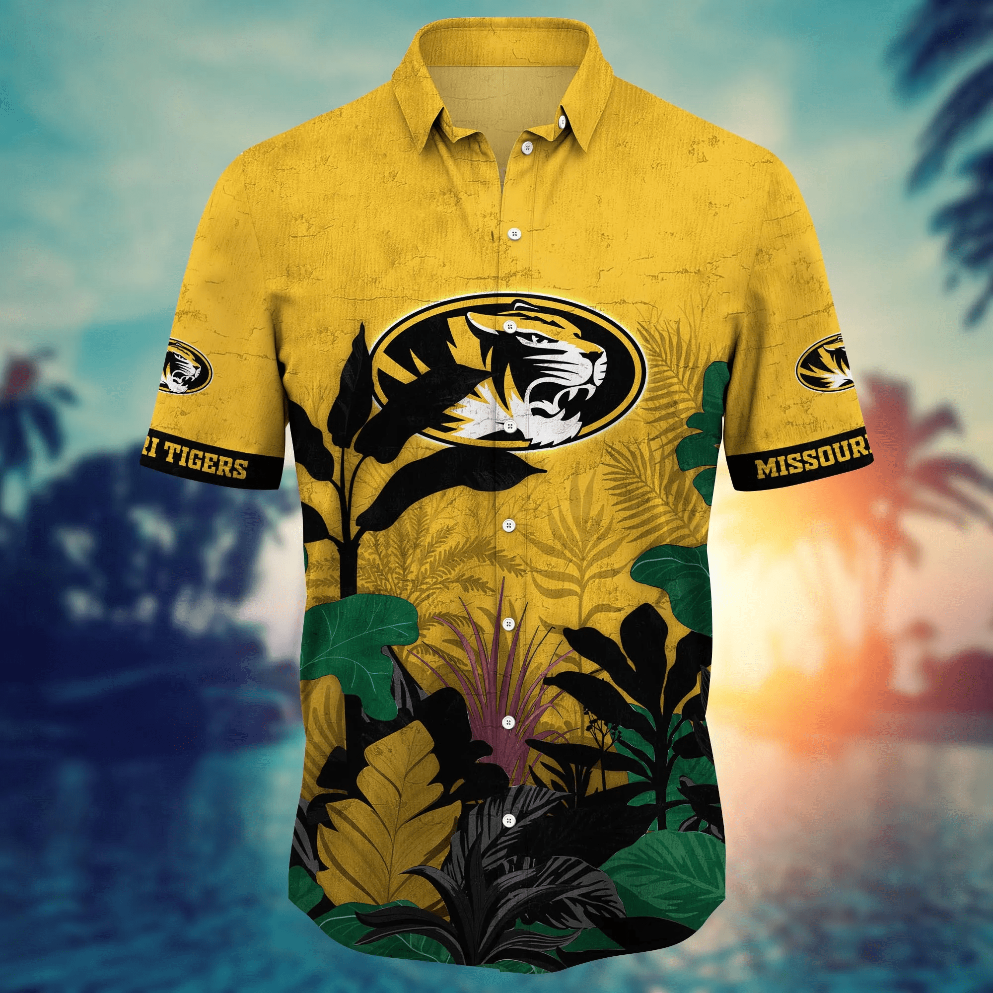 Missouri Tigers NCAA Hawaiian Shirt Vacation Spots Aloha Shirt