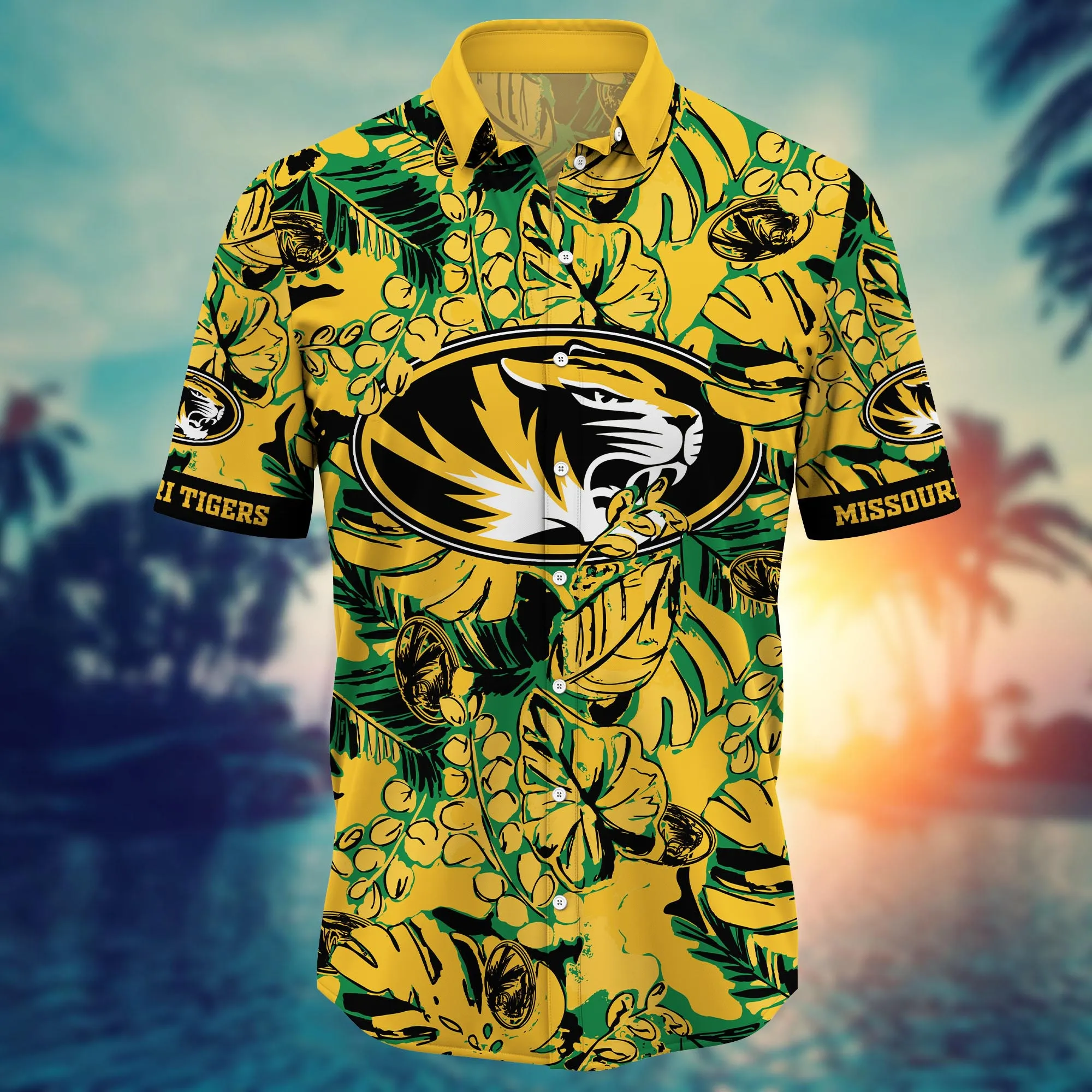 Missouri Tigers NCAA Hawaiian Shirt Vacation Time Aloha Shirt
