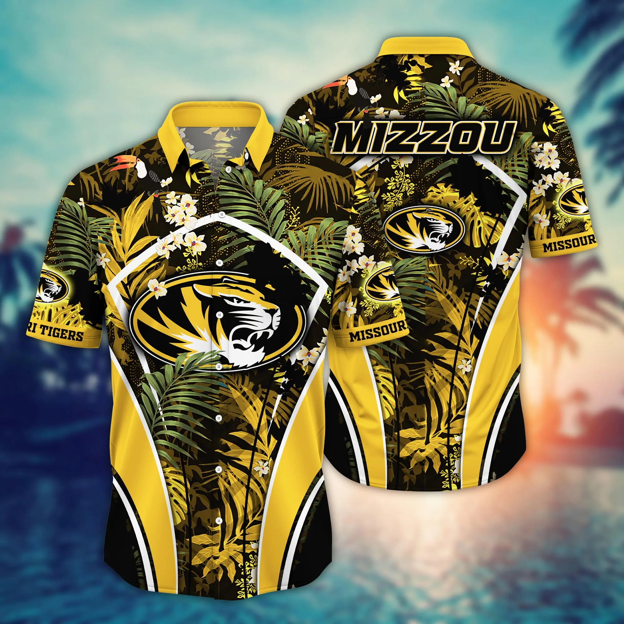 Missouri Tigers NCAA Hawaiian Shirt Warm Days Aloha Shirt