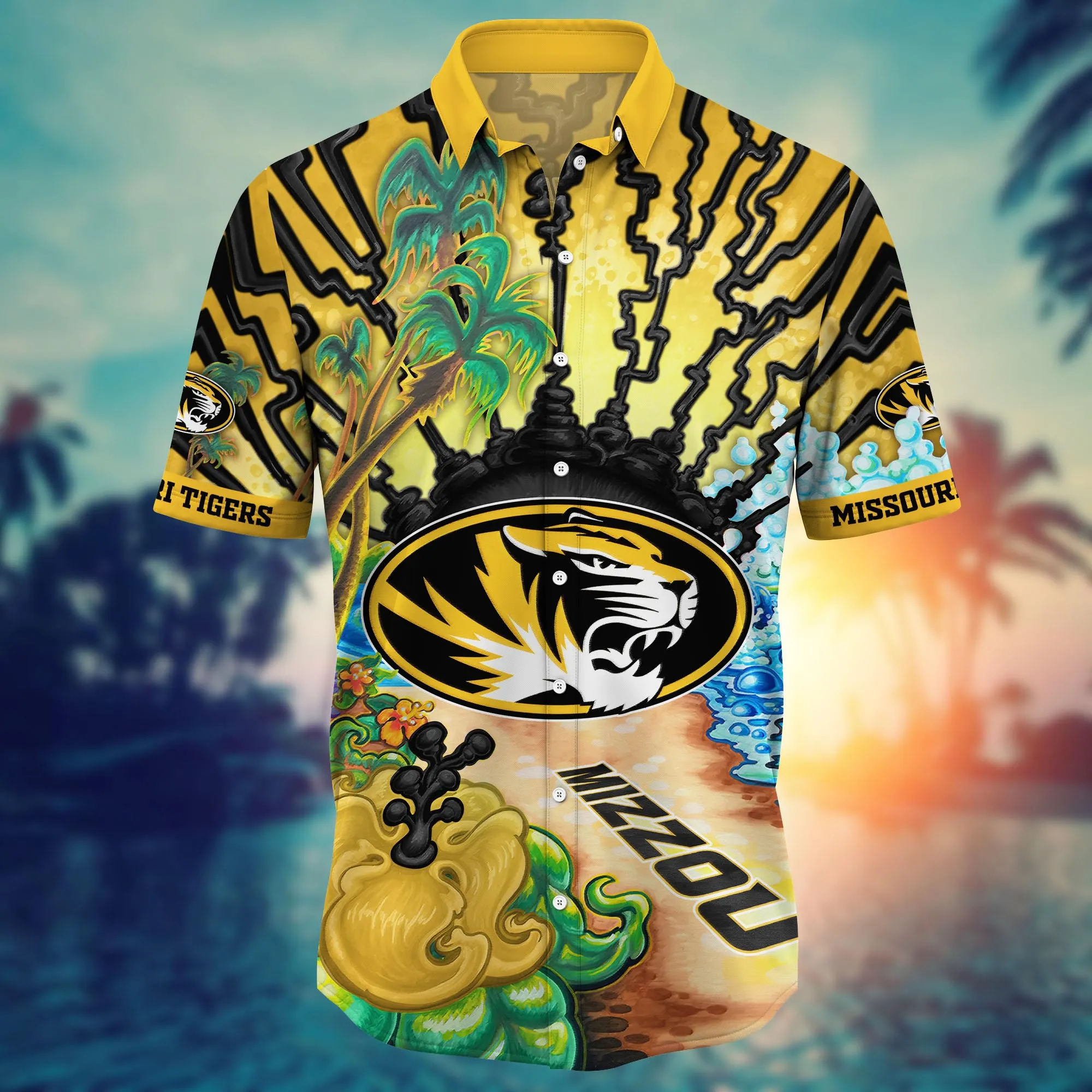 Missouri Tigers NCAA Hawaiian Shirt Warm Daystime Aloha Shirt